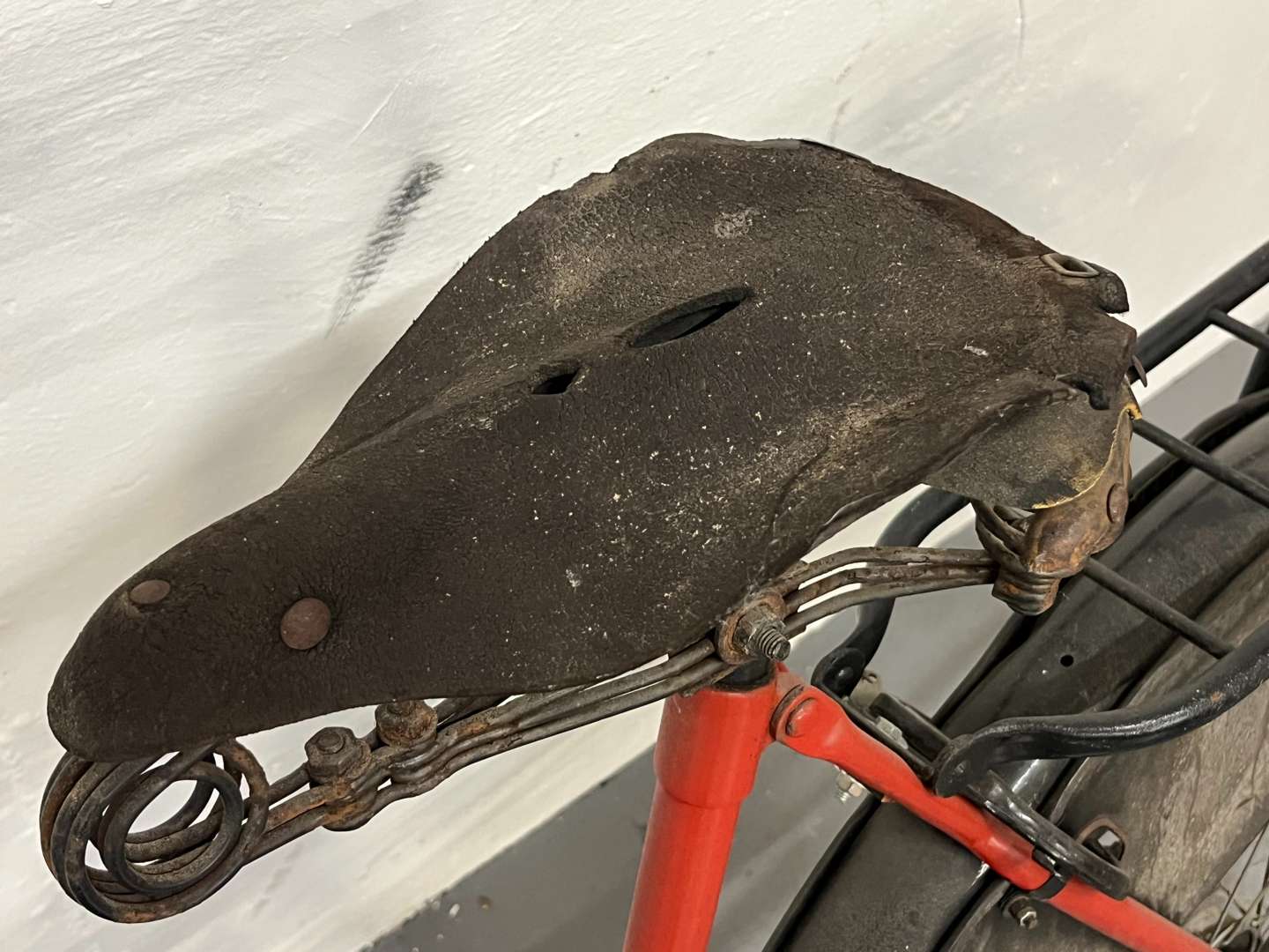 <p>Vintage Red Tandem Bicycle&nbsp;</p>