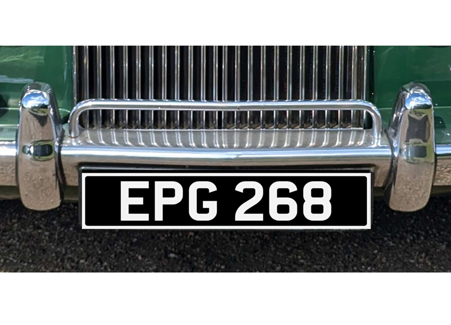 <p>&nbsp; EPG 268 Registration Number</p>
