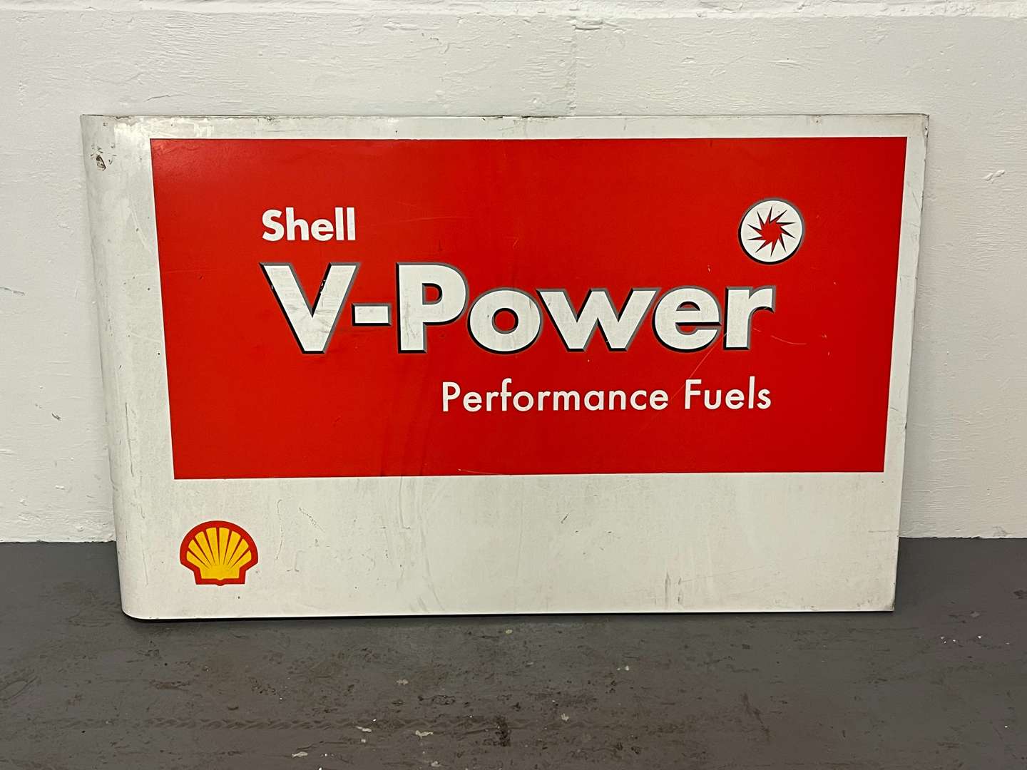 <p>Shell V Power Forecourt Sign</p>