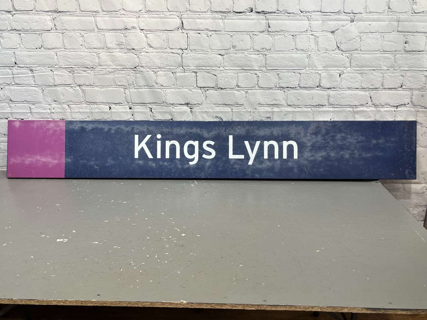 <p>Kings Lynn Railway Station Sign</p>