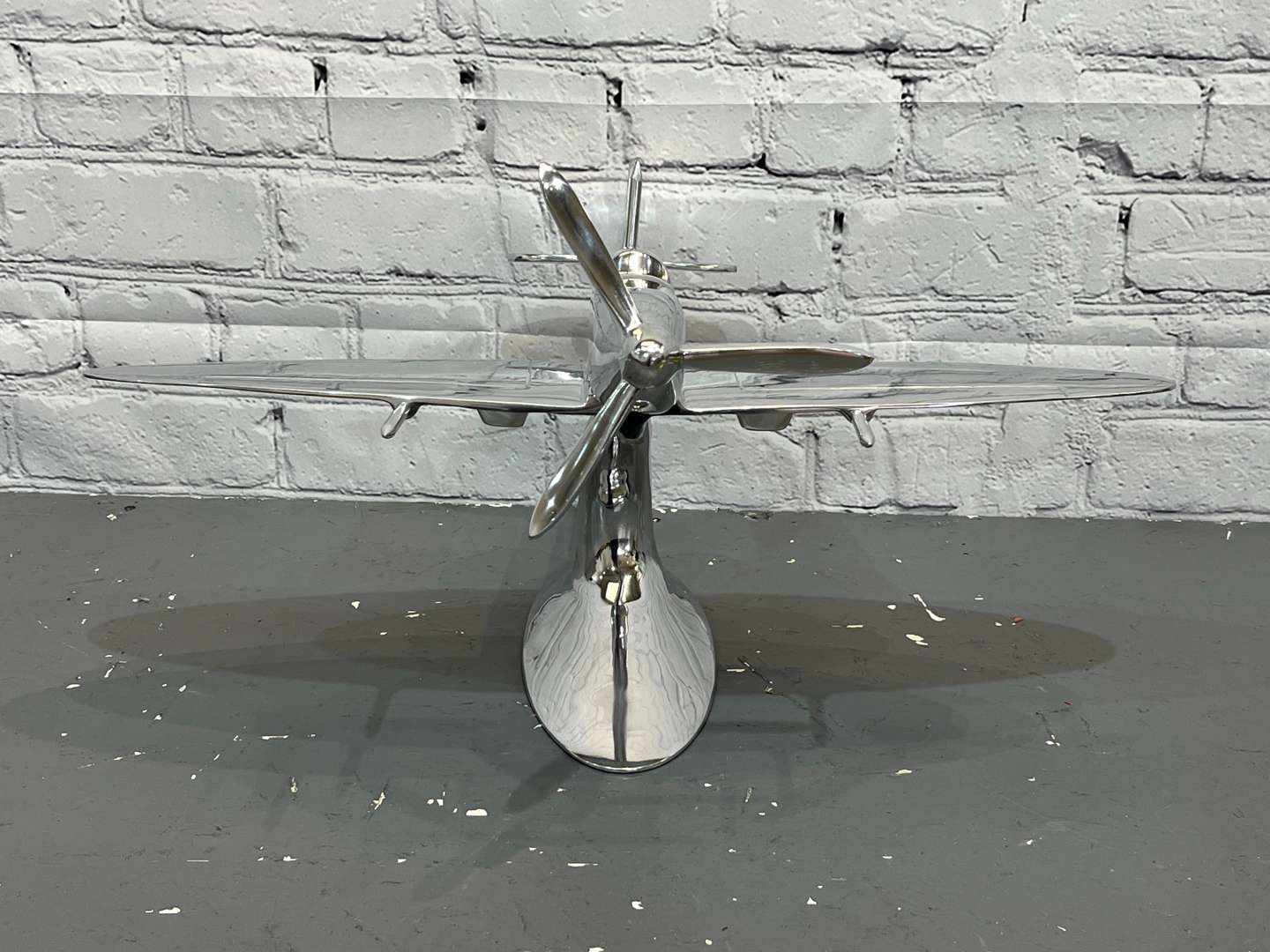 <p>Large Cast Aluminium Model of a Spitfire&nbsp;</p>