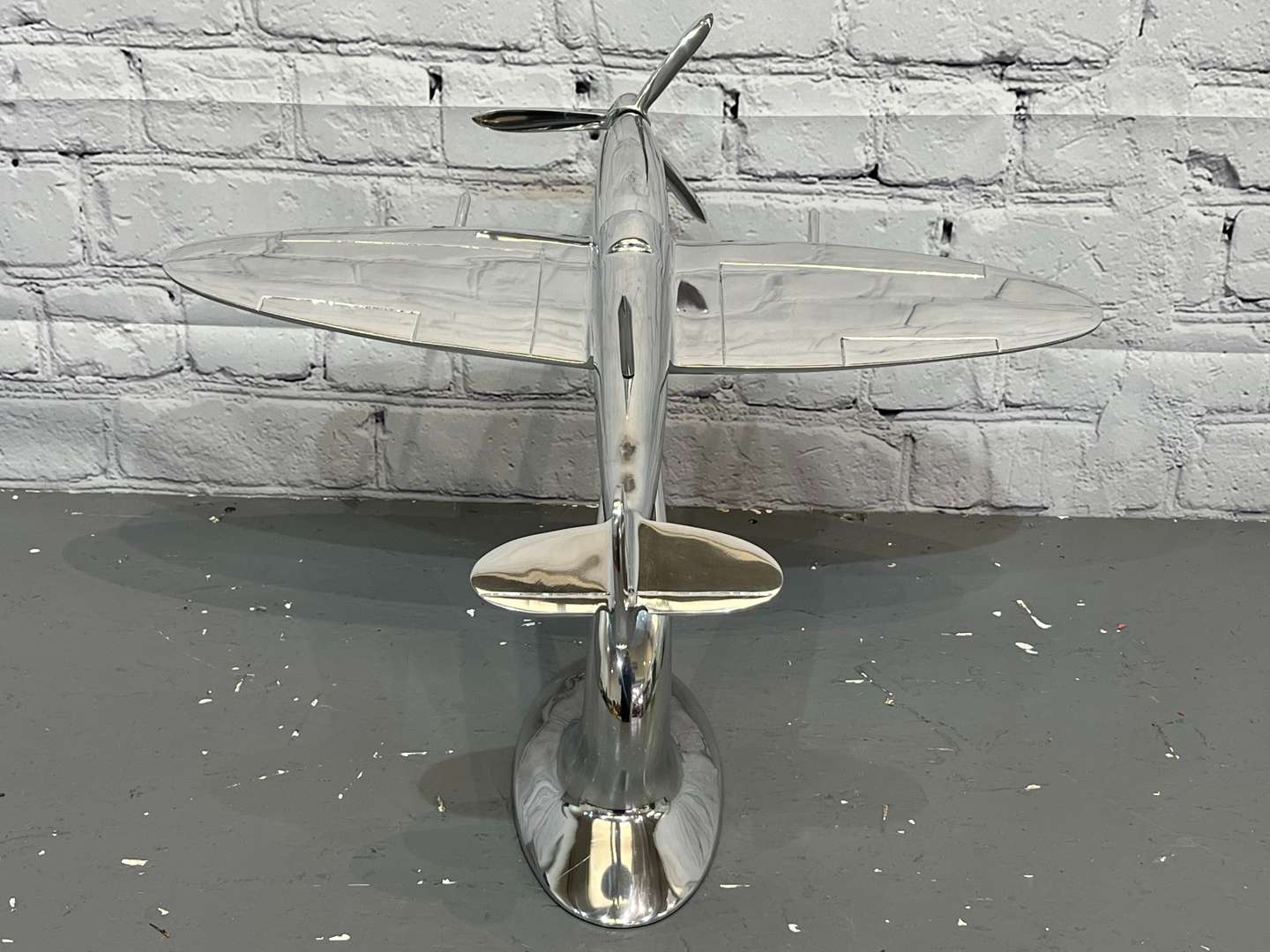 <p>Large Cast Aluminium Model of a Spitfire&nbsp;</p>