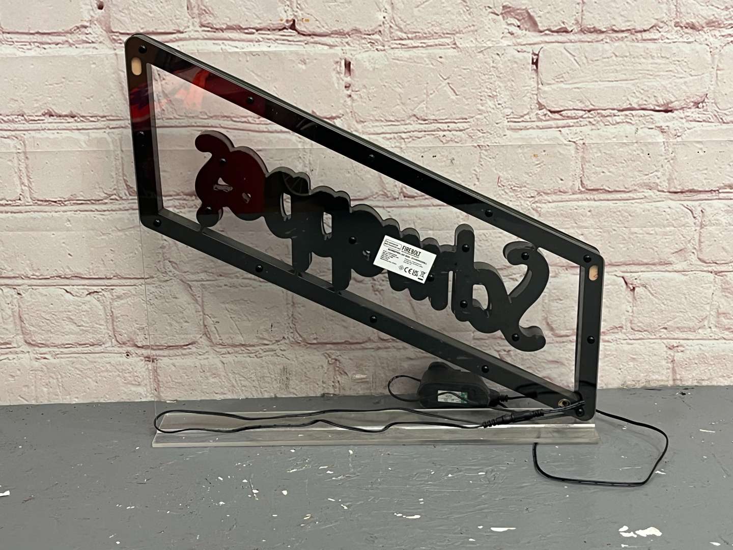 <p>Schweppes Modern Neon Sign</p>