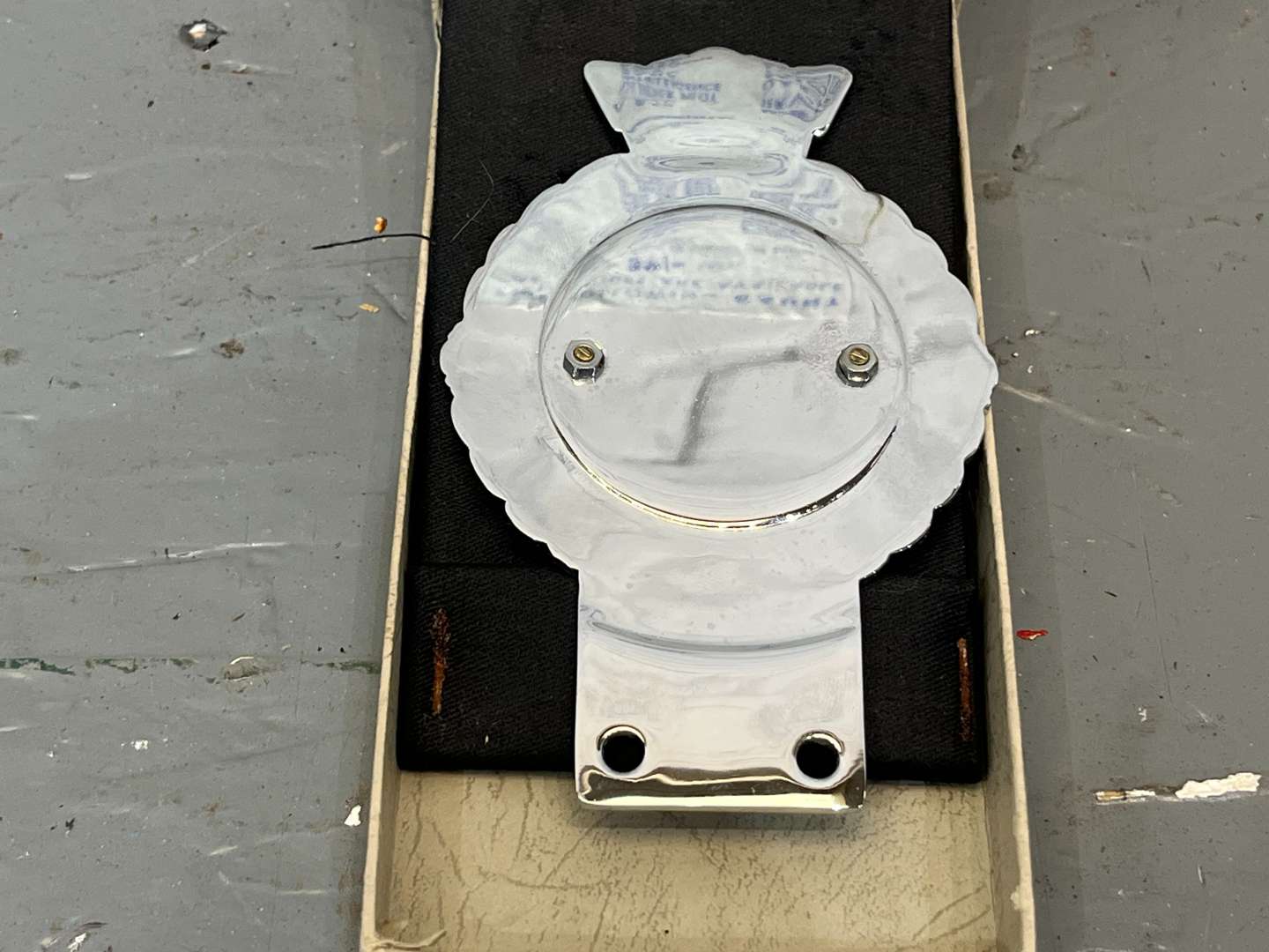 <p>JR Gaunt Rare Multicolour Twelve Point Star Car Badge Boxed</p>