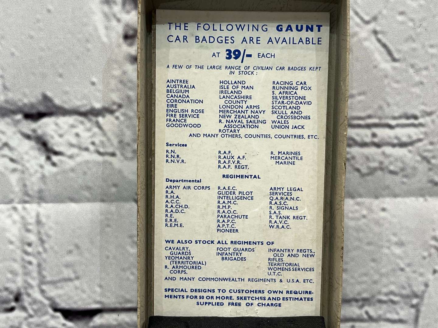 <p>JR Gaunt Rare Multicolour Twelve Point Star Car Badge Boxed</p>