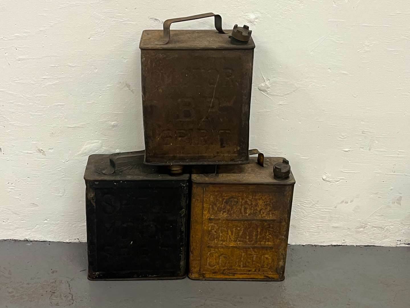 <p>Three Two Gallon Fuel Cans</p>