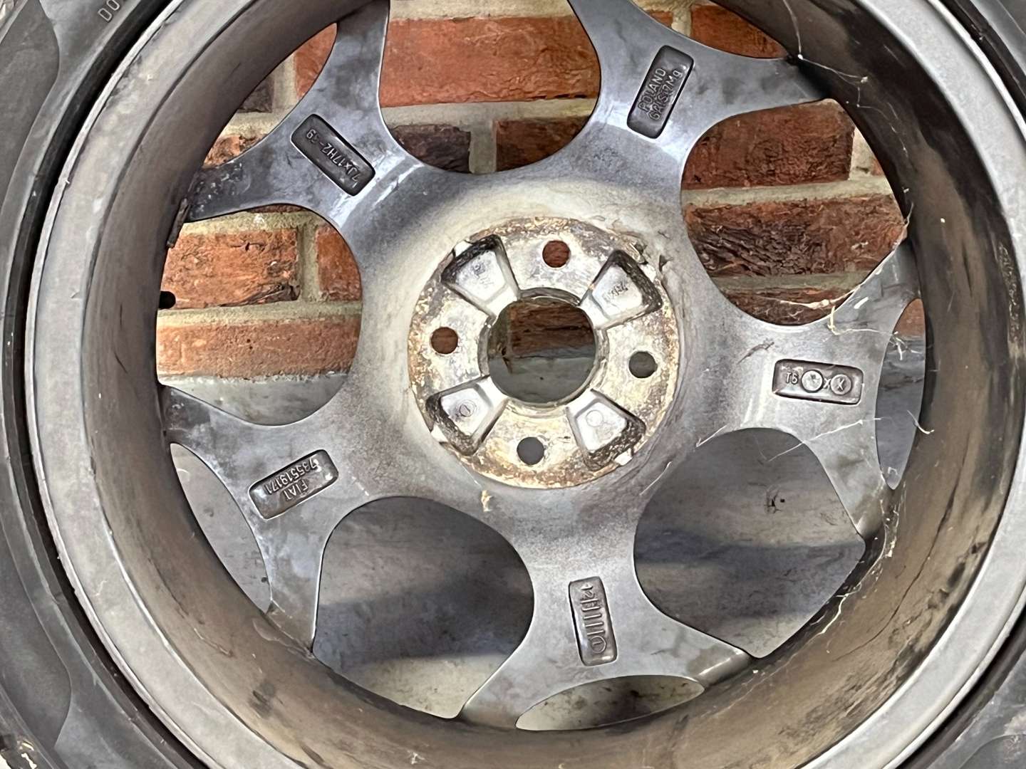 <p>Set of Four Fiat Abarth Alloy Wheels</p>