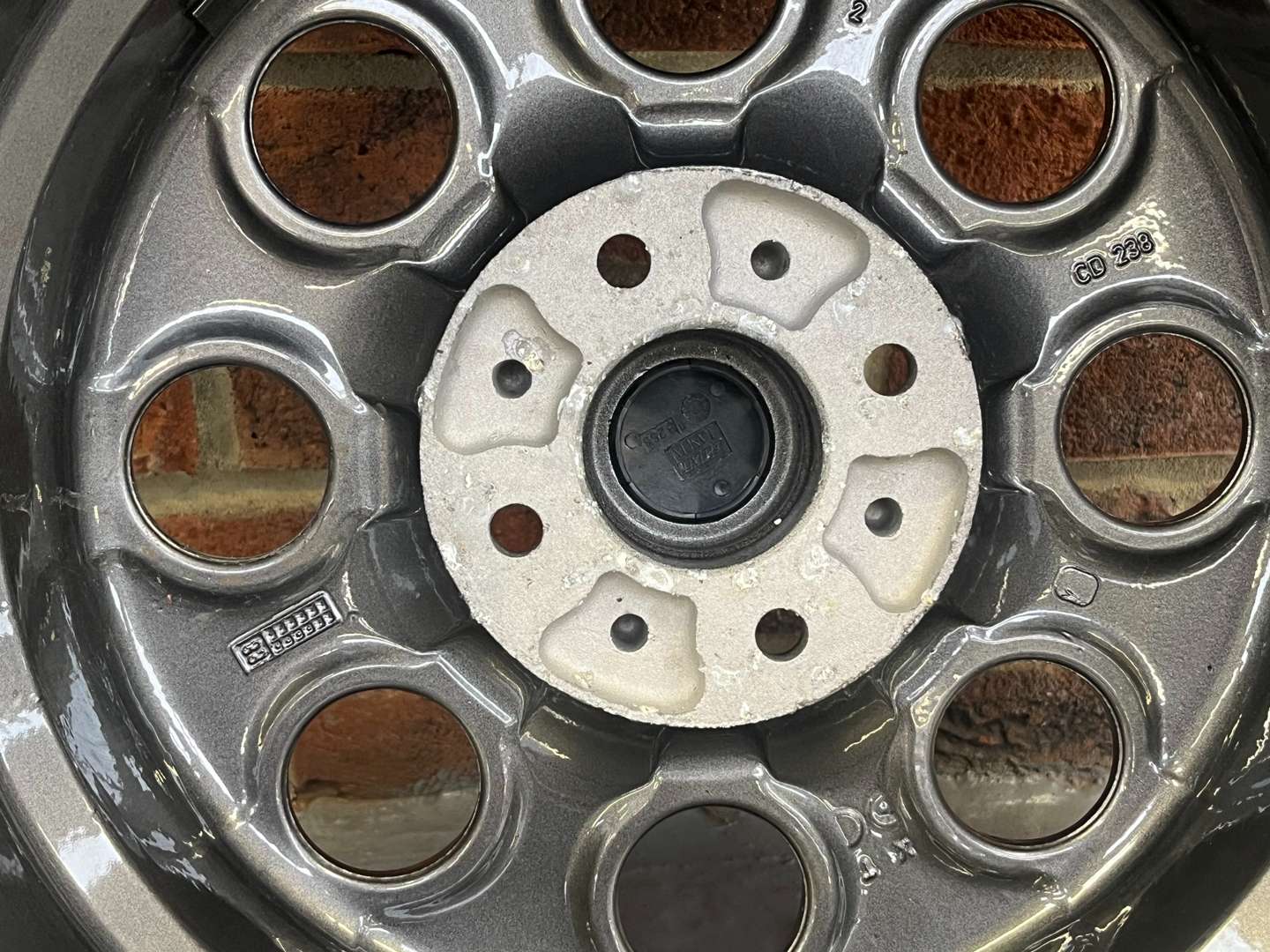 <p>Set of Four Lancia Delta Alloy Wheels</p>