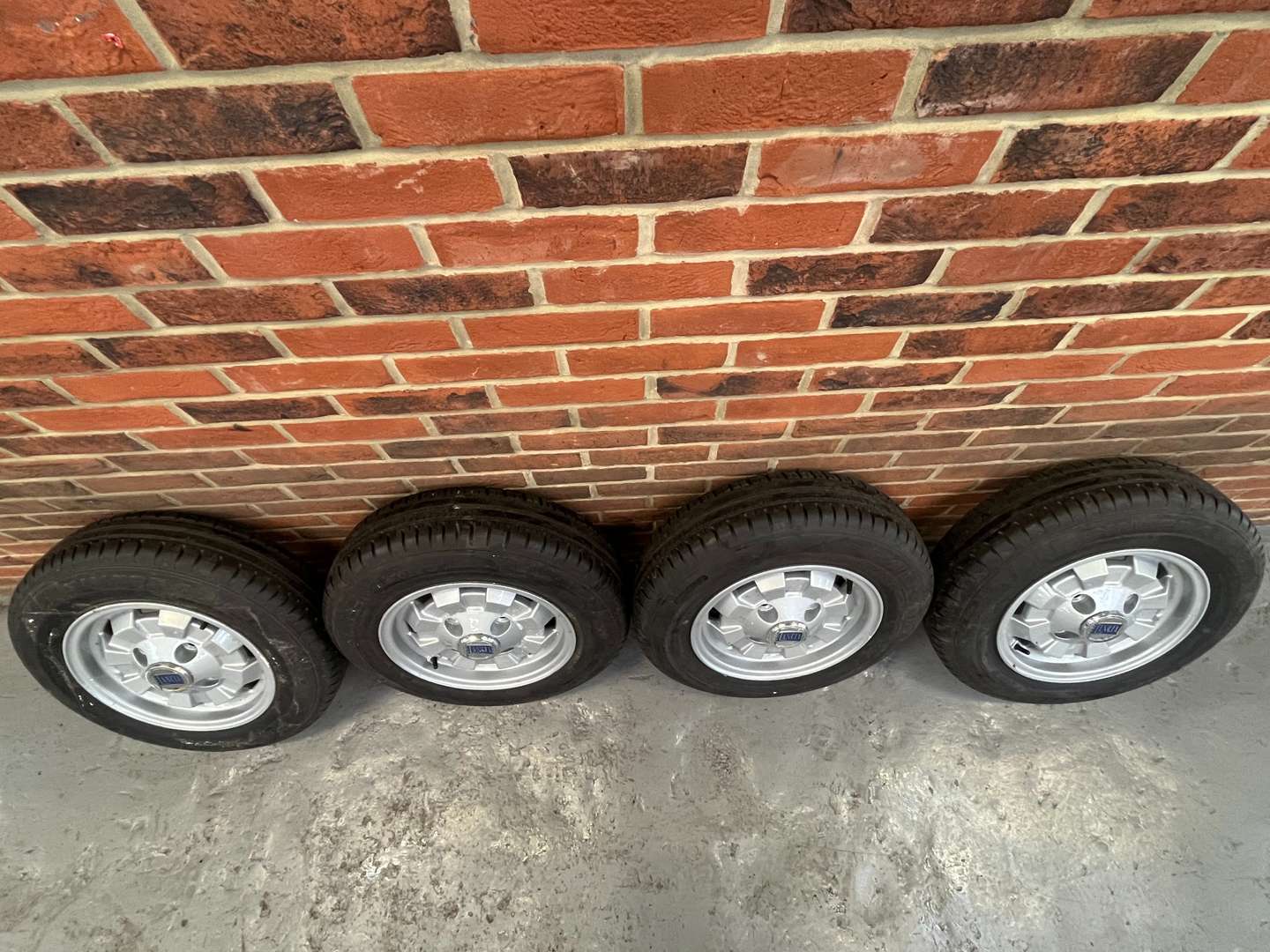 <p>Set of Four Lancia Fulvia Alloy Wheels</p>