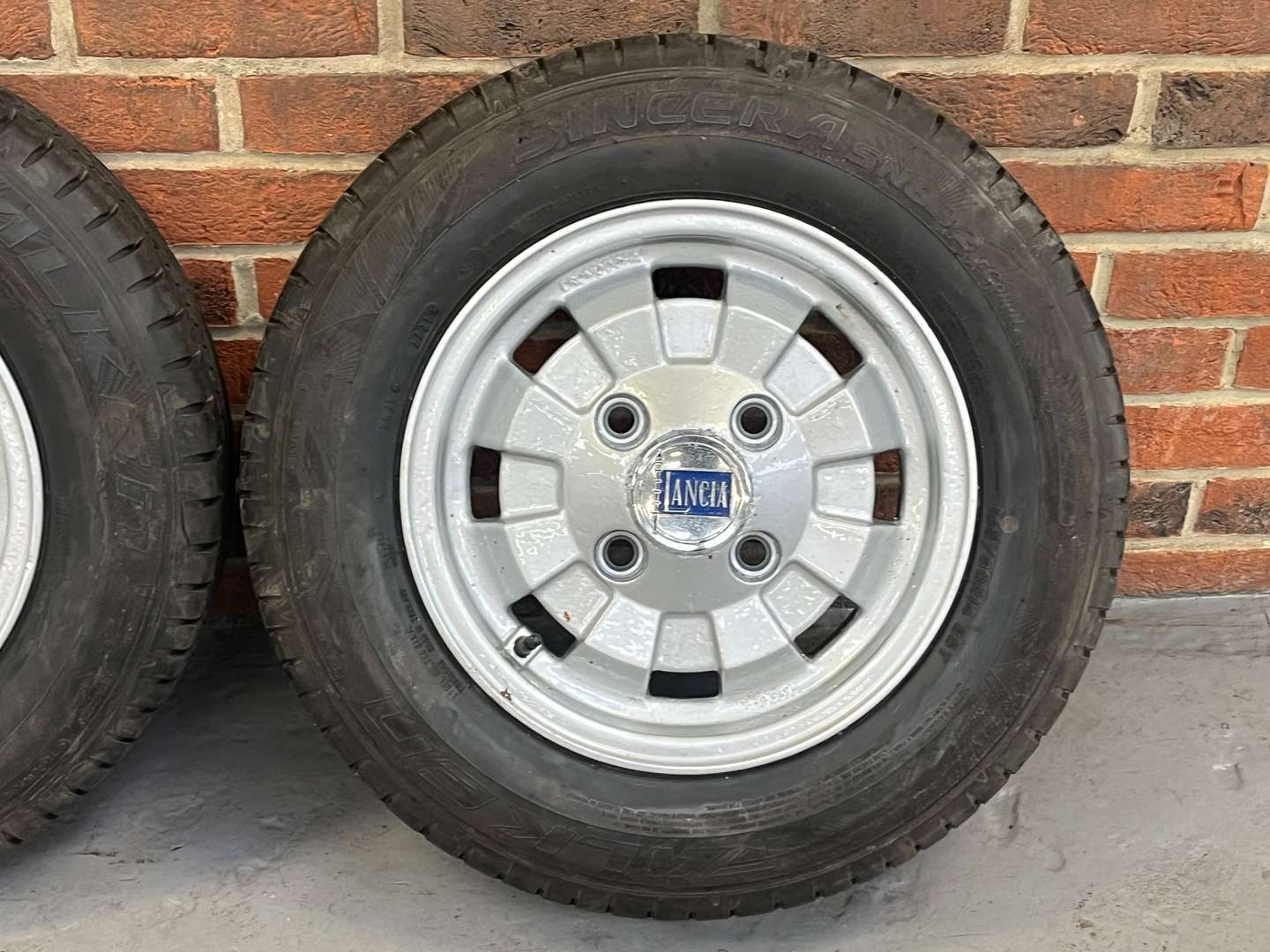 <p>Set of Four Lancia Fulvia Alloy Wheels</p>