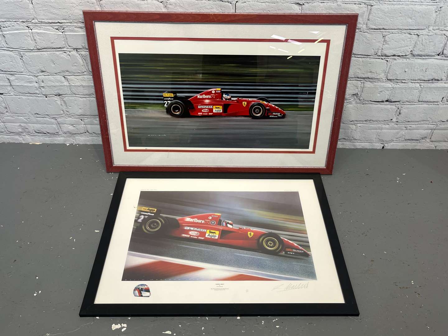<p>Two Framed Limited Edition Ferrari Prints</p>