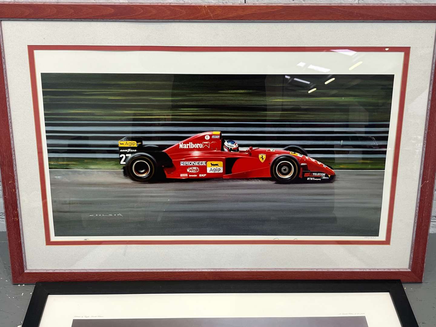 <p>Two Framed Limited Edition Ferrari Prints</p>