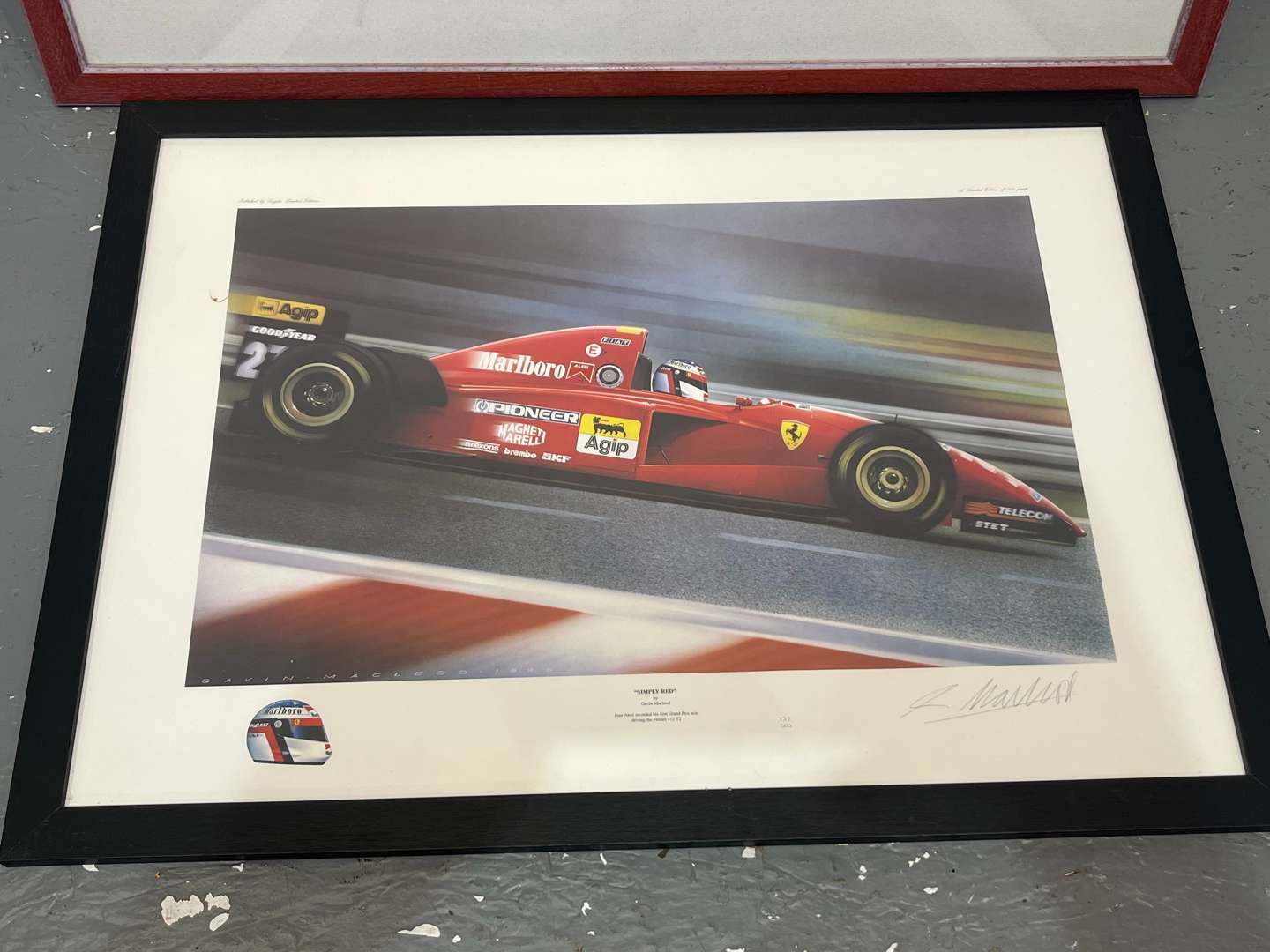 <p>Two Framed Limited Edition Ferrari Prints</p>