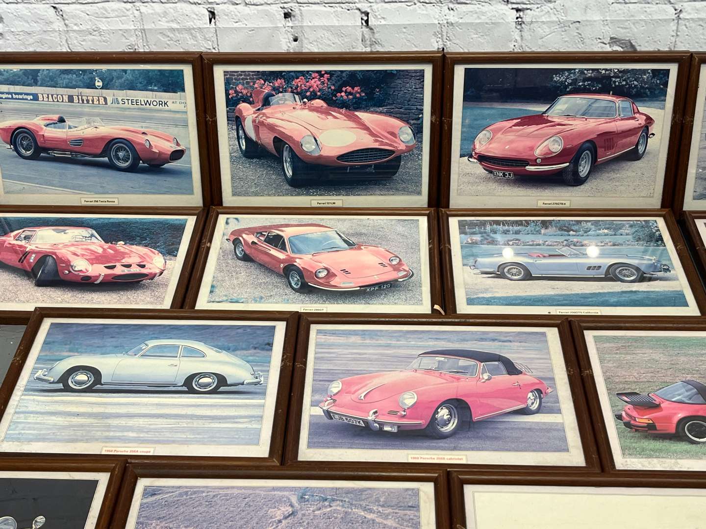 <p>Ferrari, Porsche & Mercedes Framed Prints (23)</p>