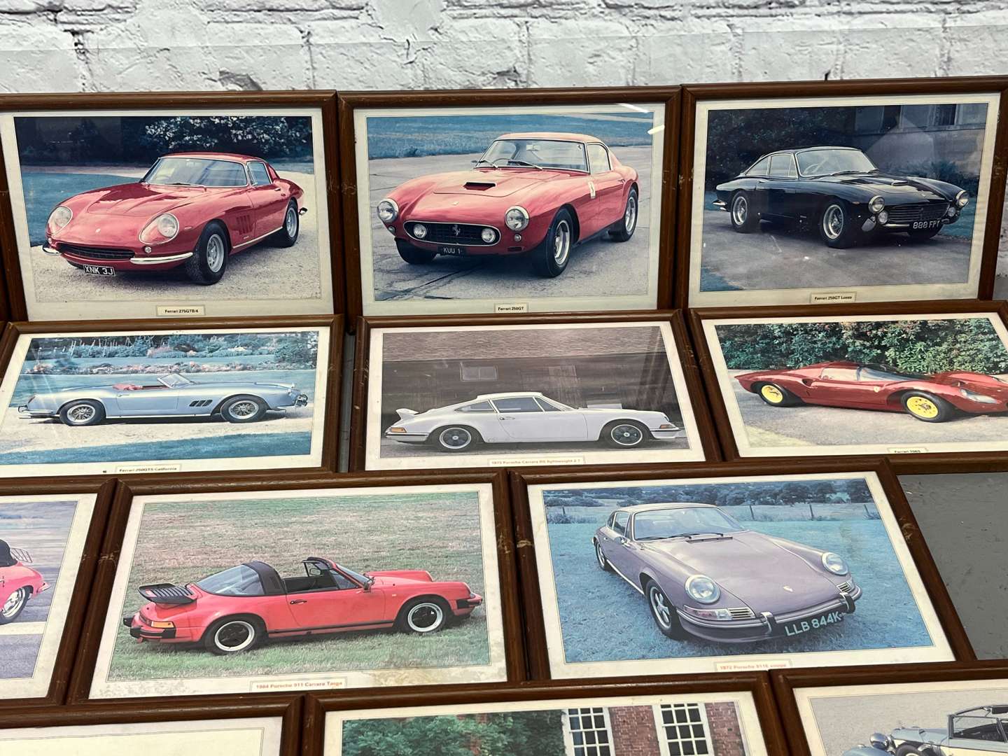 <p>Ferrari, Porsche & Mercedes Framed Prints (23)</p>