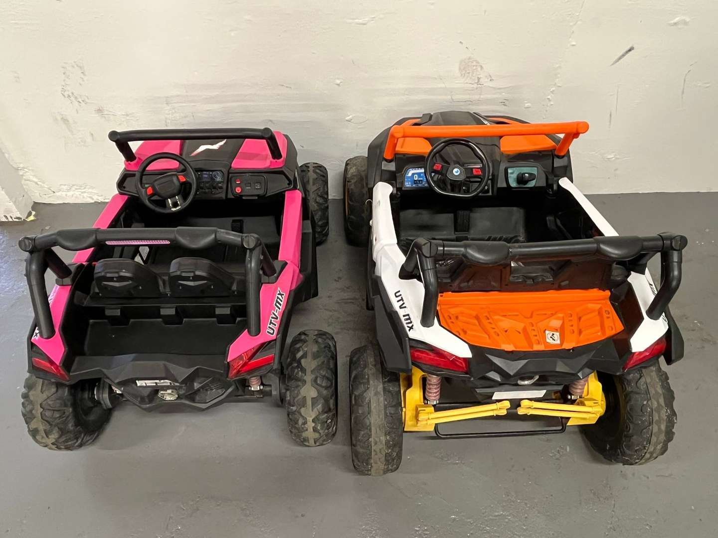 <p>Two Battery Operated Children's Cars</p>