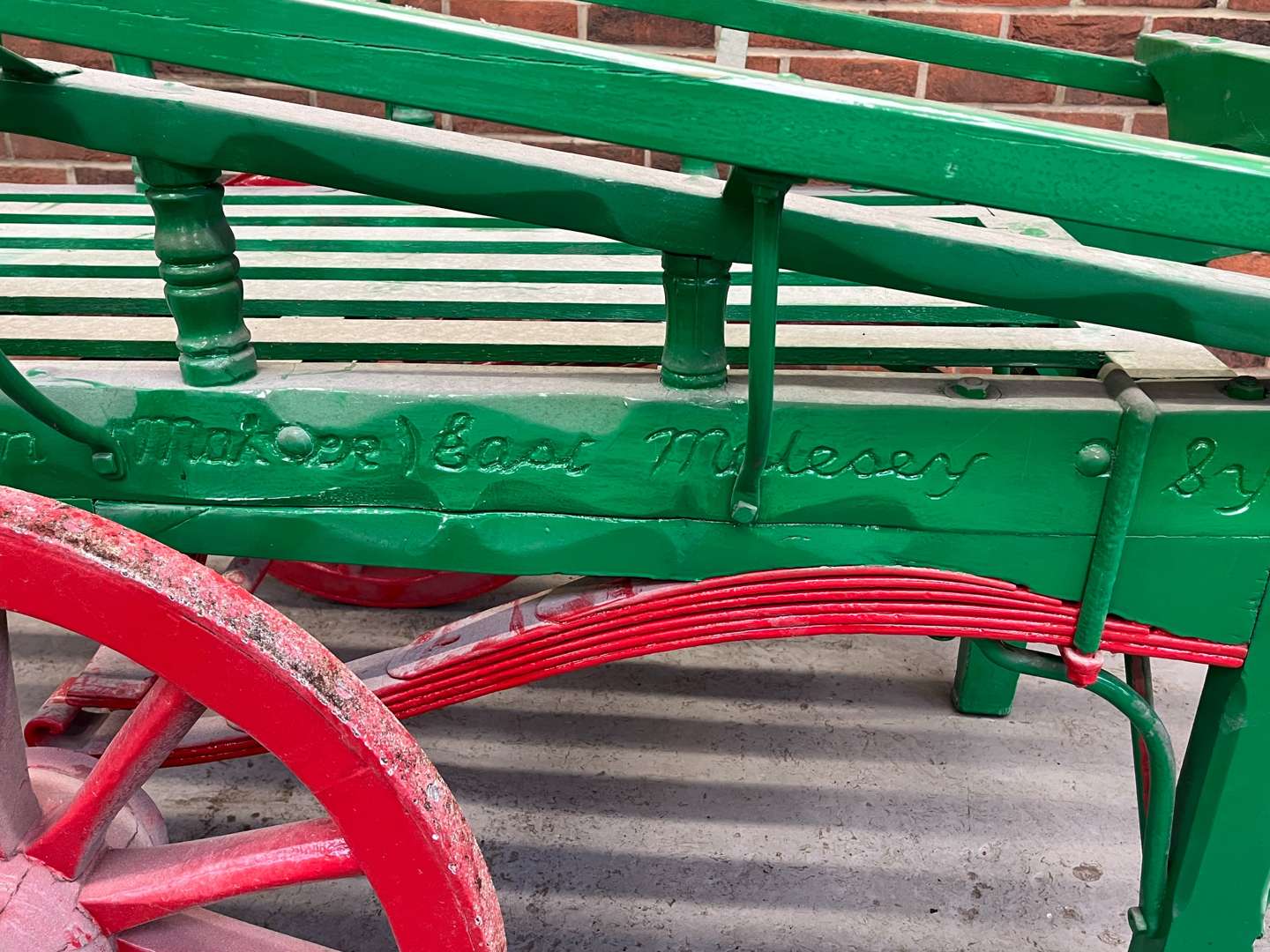 <p>Circa 1900's Single Axle Costermongers Cart</p>