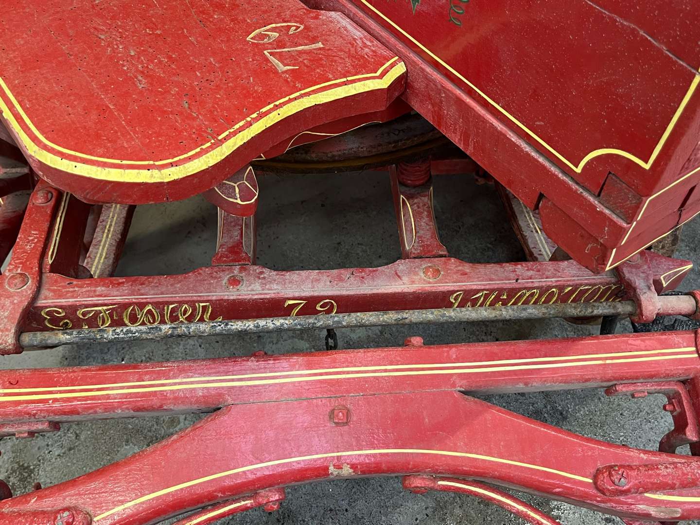 <p>Twin Axle Wooden Trade Horse Driven Cart</p>