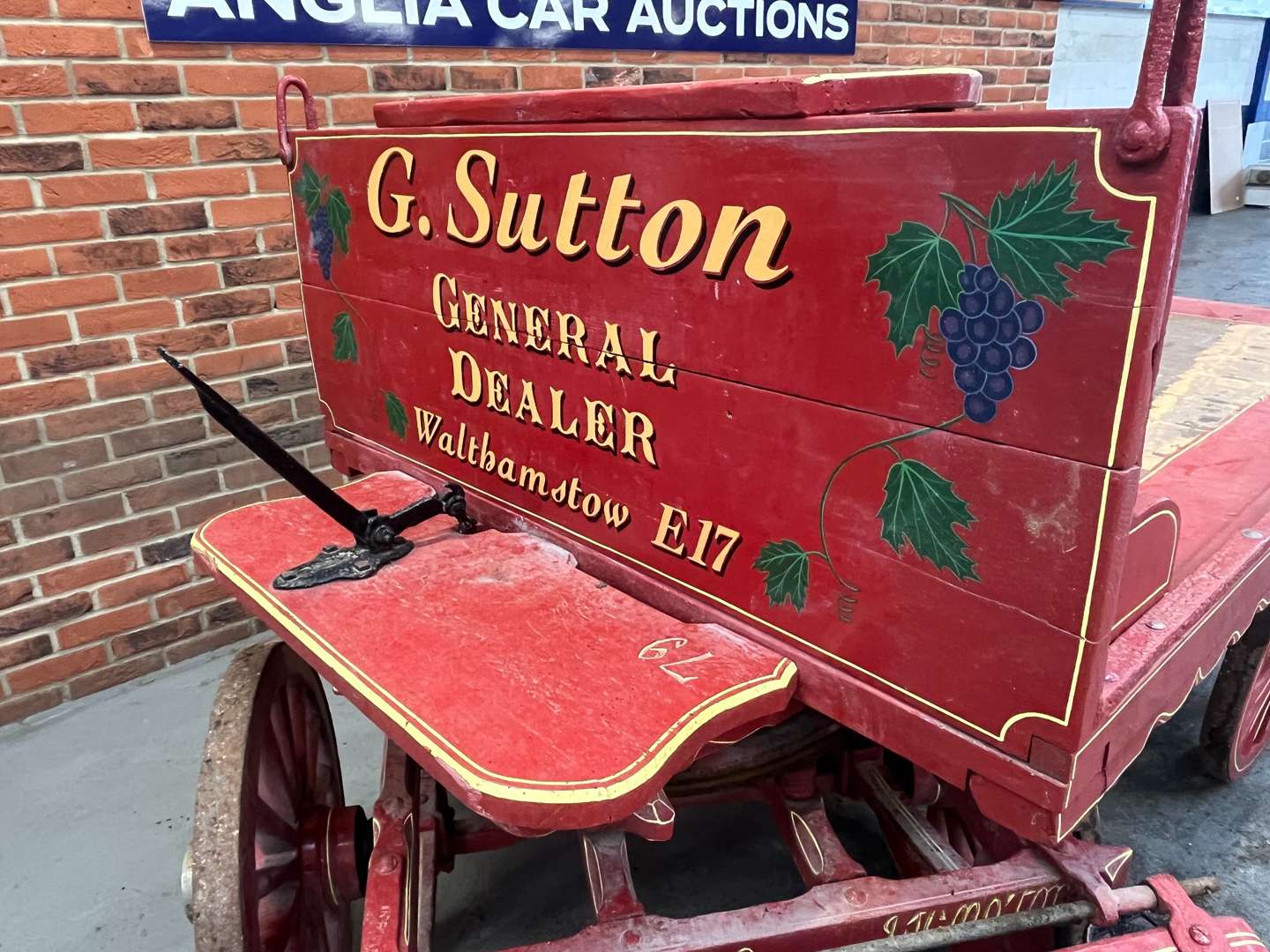 <p>Twin Axle Wooden Trade Horse Driven Cart</p>