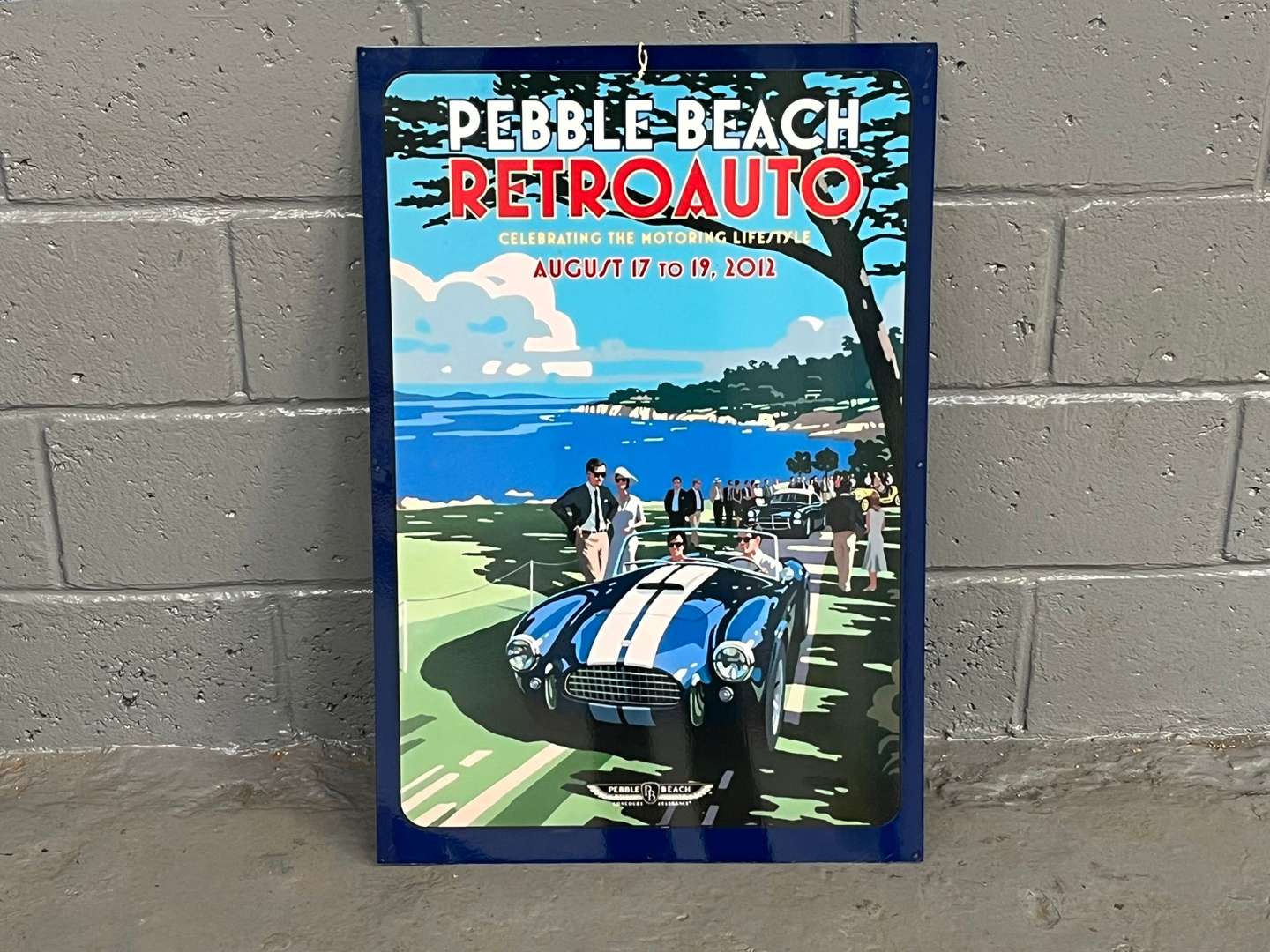 <p>Pebble Beach Metal Sign</p>