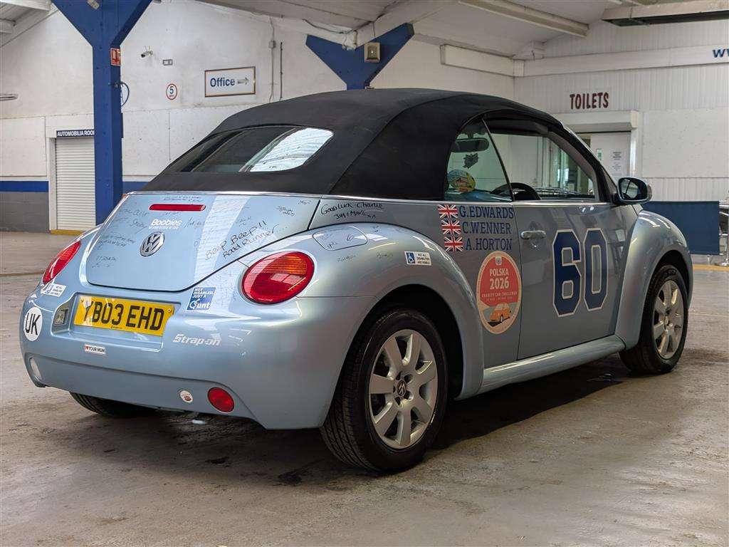 <p>2003 VOLKSWAGEN BEETLE CABRIOLET</p>
