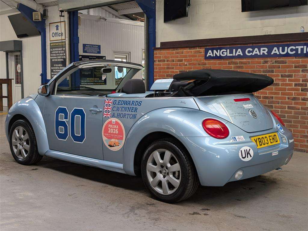 <p>2003 VOLKSWAGEN BEETLE CABRIOLET</p>