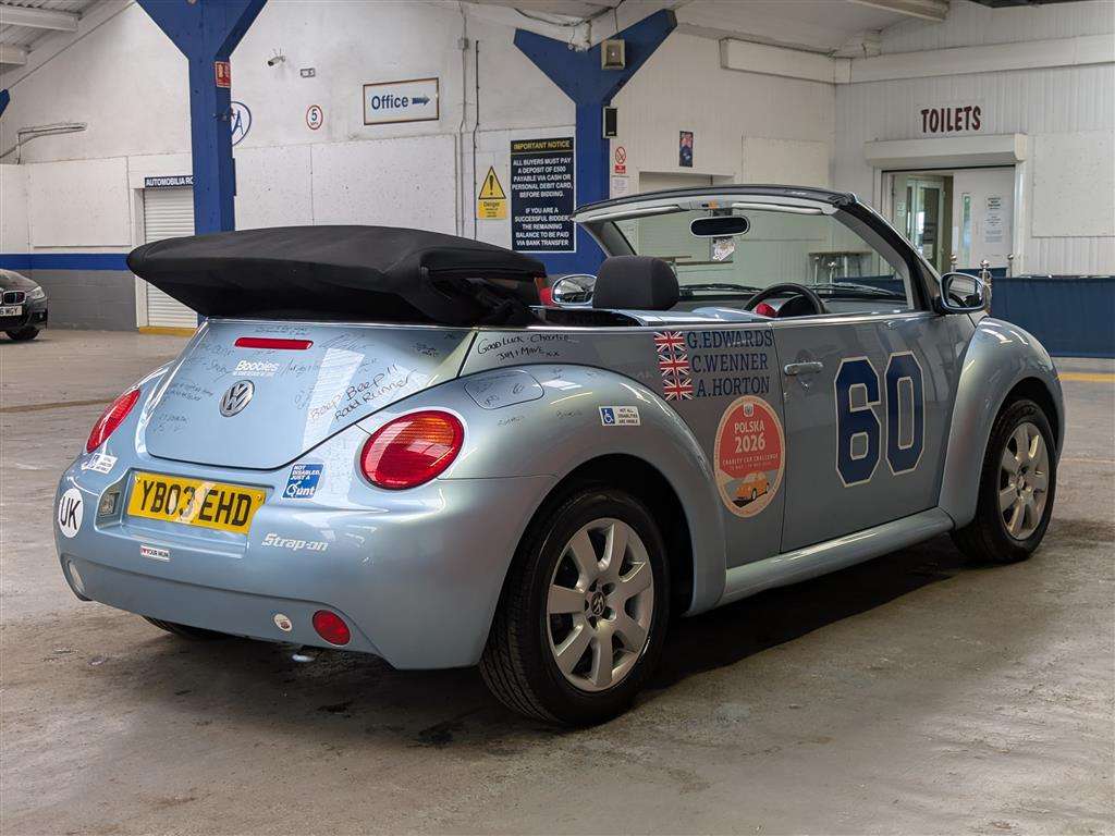 <p>2003 VOLKSWAGEN BEETLE CABRIOLET</p>