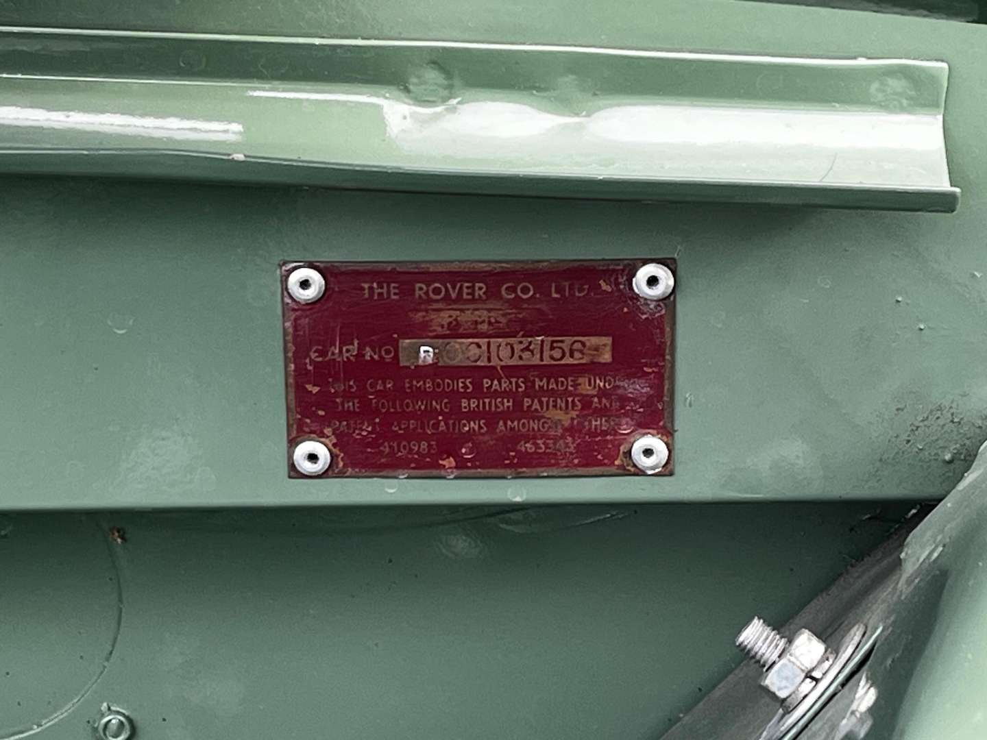 <p>1949 LAND ROVER SERIES I</p>