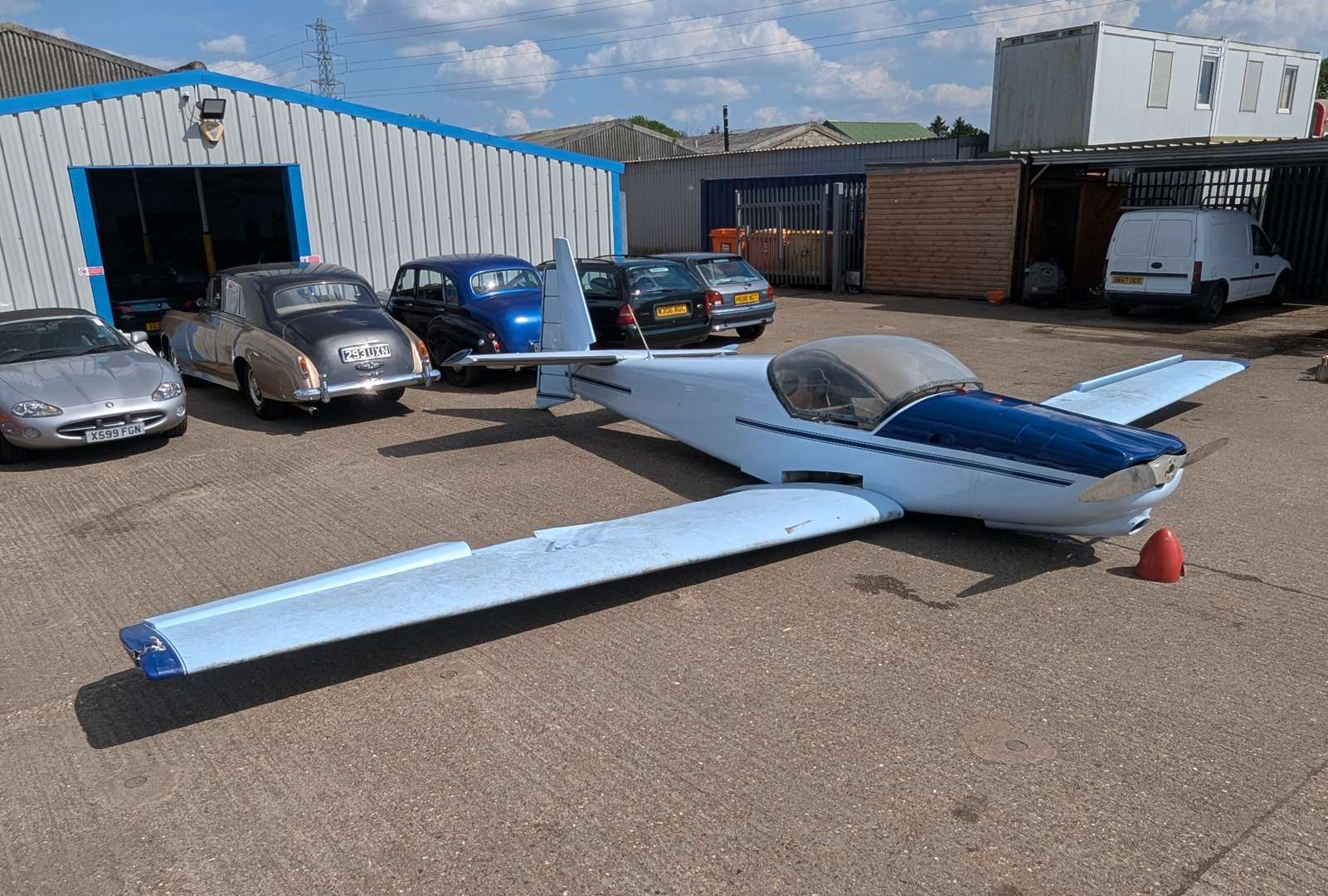 <p>1976 FOURNIER RF6B AEROPLANE</p>