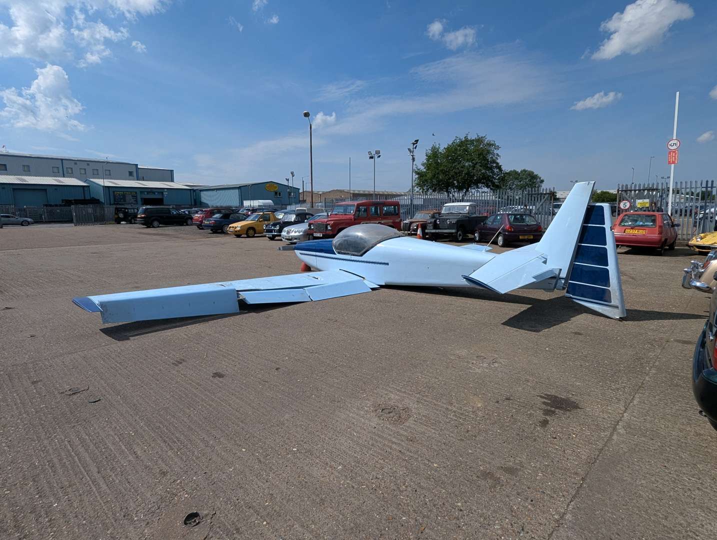 <p>1976 FOURNIER RF6B AEROPLANE</p>