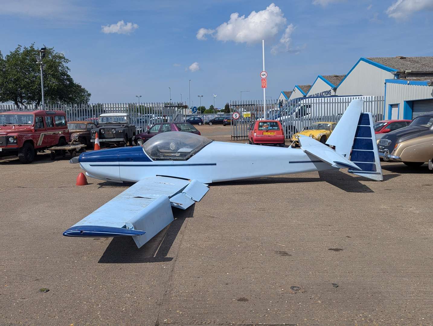 <p>1976 FOURNIER RF6B AEROPLANE</p>