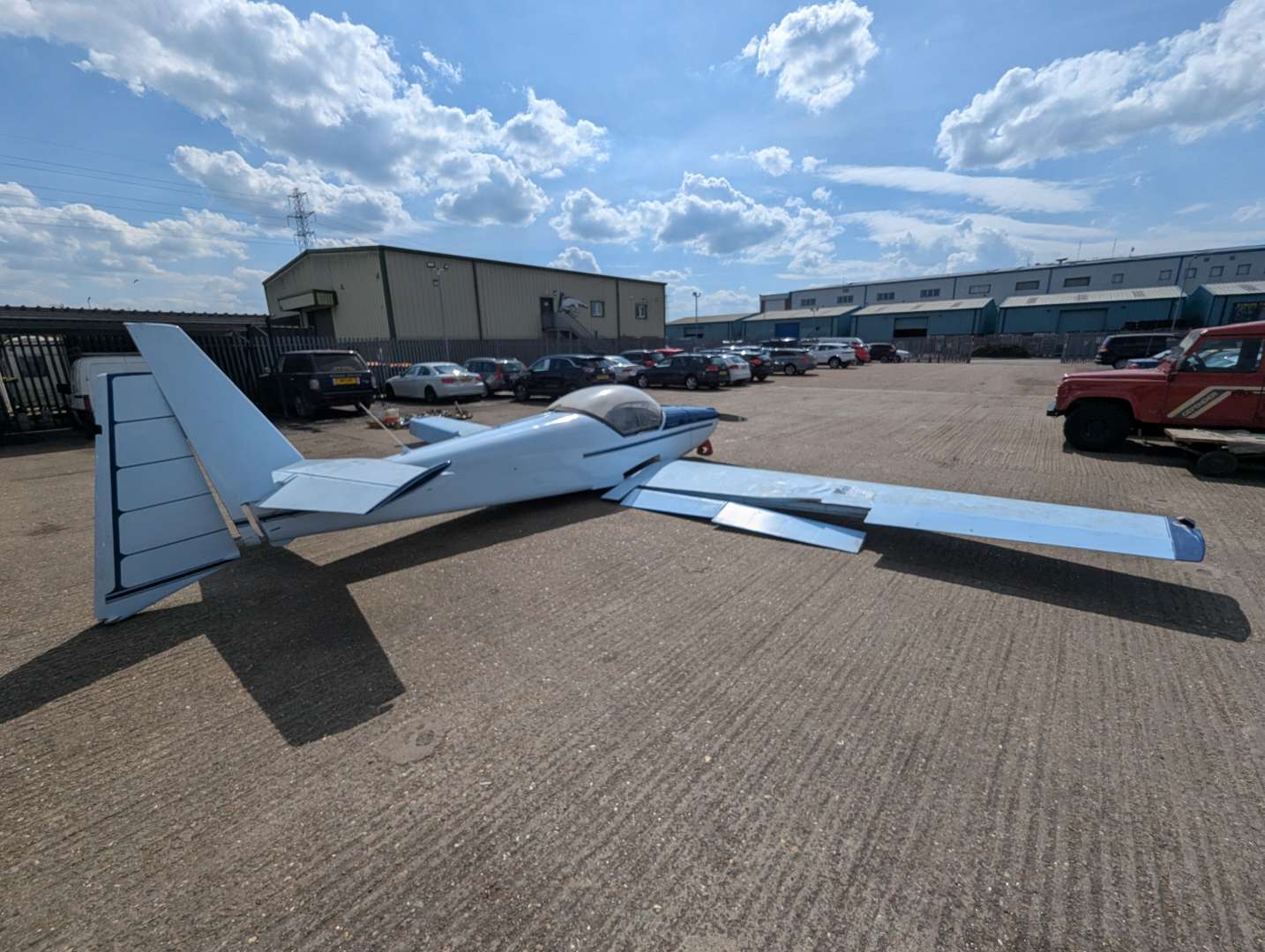 <p>1976 FOURNIER RF6B AEROPLANE</p>
