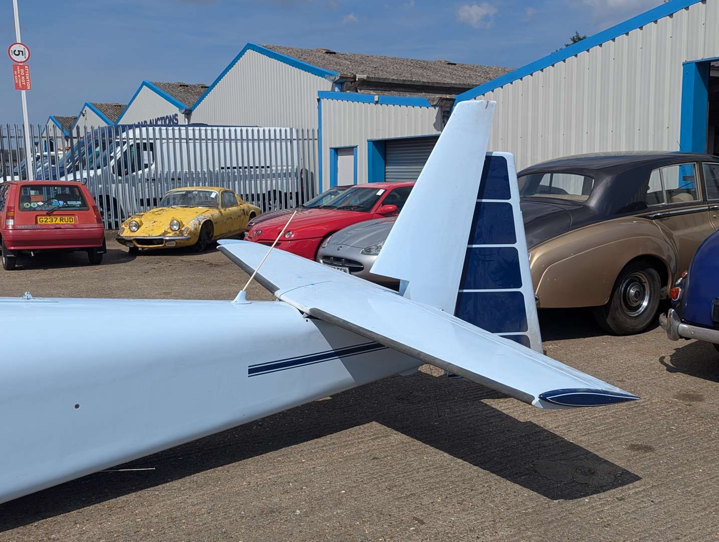 <p>1976 FOURNIER RF6B AEROPLANE</p>