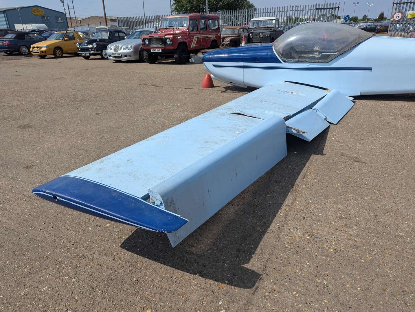<p>1976 FOURNIER RF6B AEROPLANE</p>