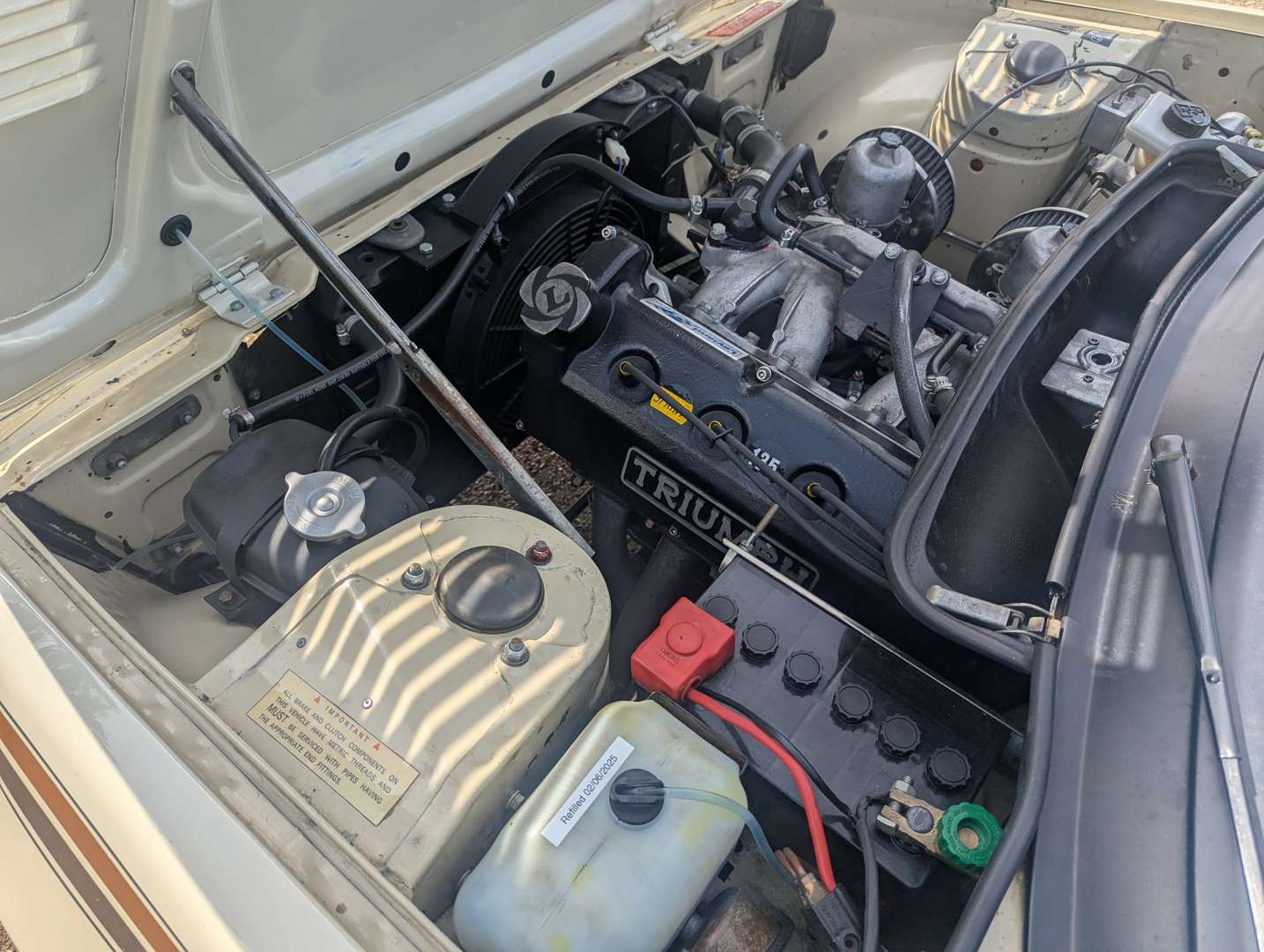 <p>1982 TRIUMPH TR7 CONVERTIBLE</p>
