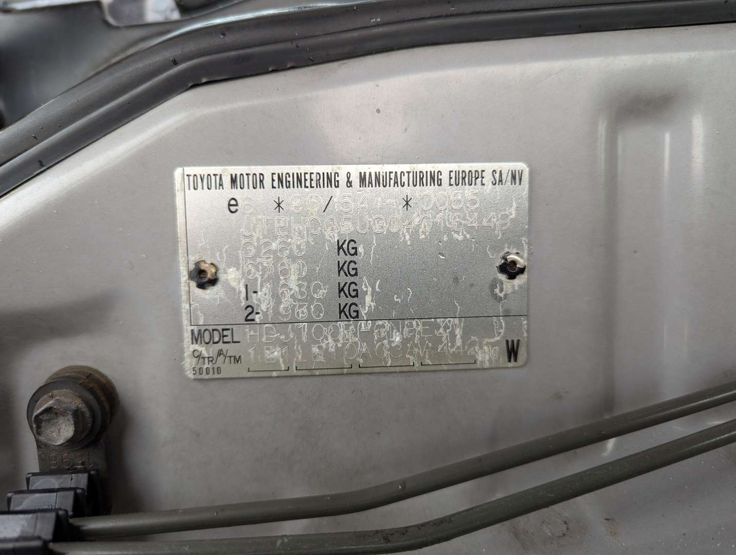 <p>2003 TOYOTA LAND CRUISER AMAZON 4.2TD</p>