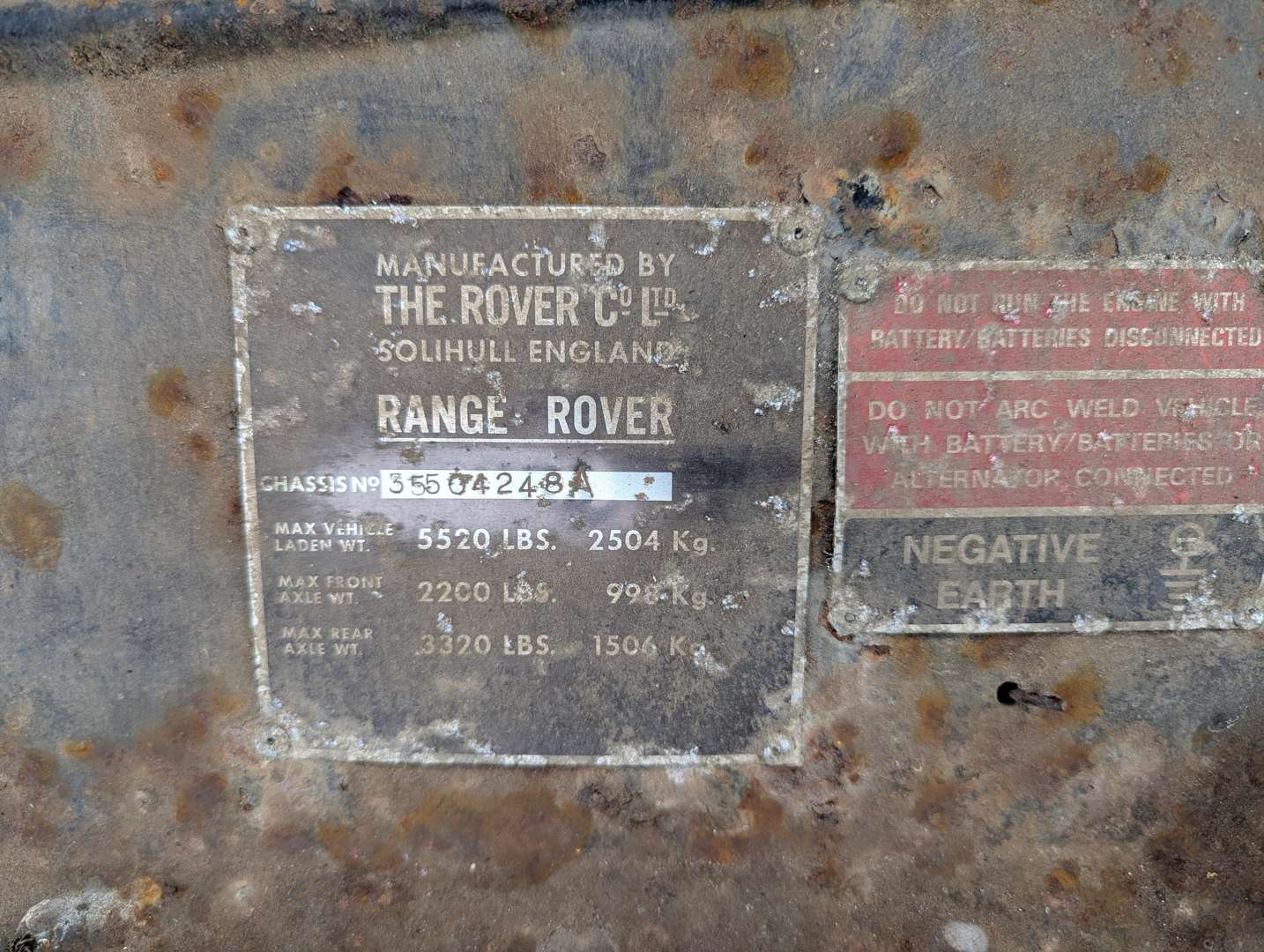 <p>1972 RANGE ROVER CLASSIC</p>