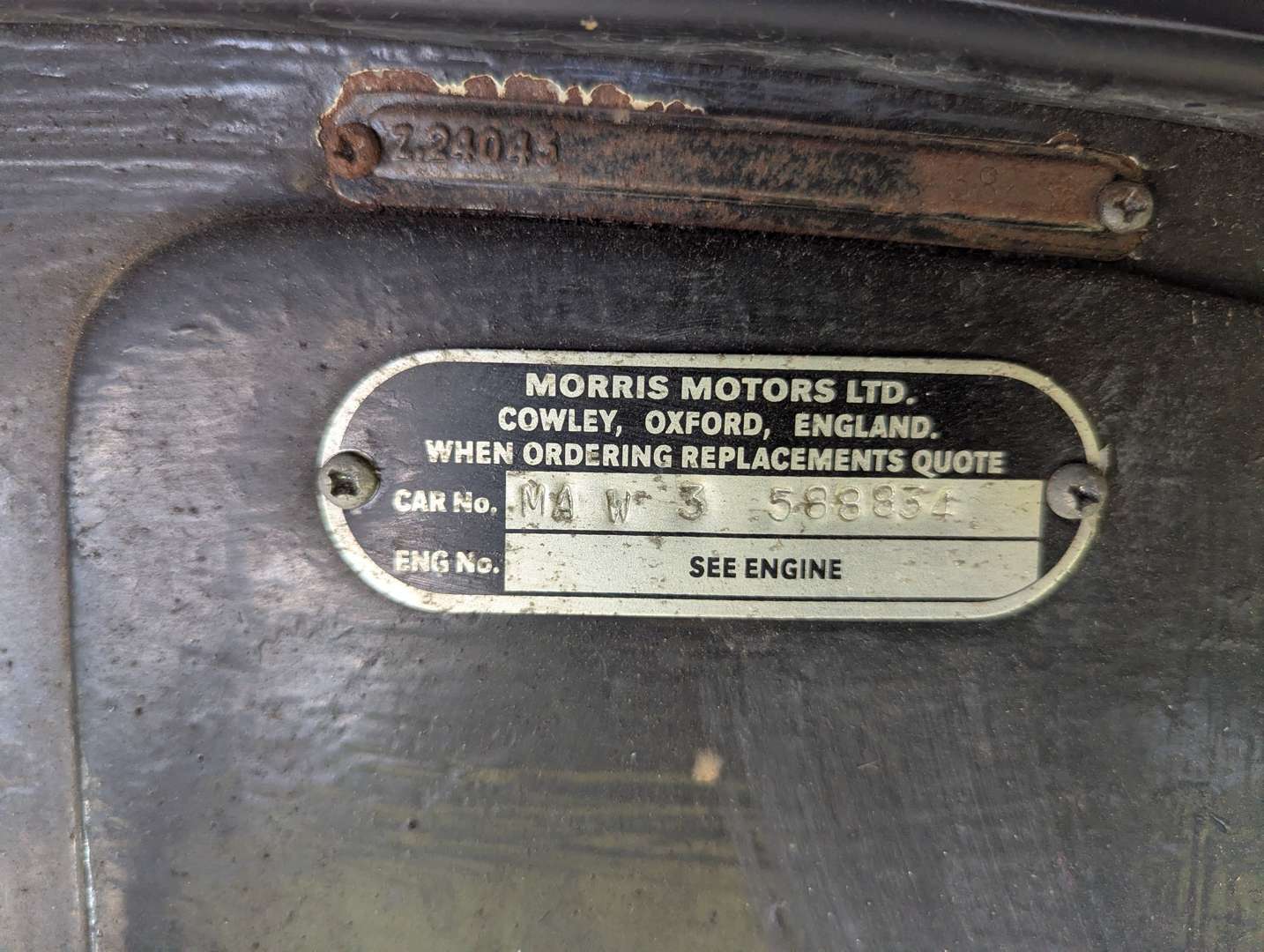<p>1958 MORRIS MINOR TRAVELLER</p>
