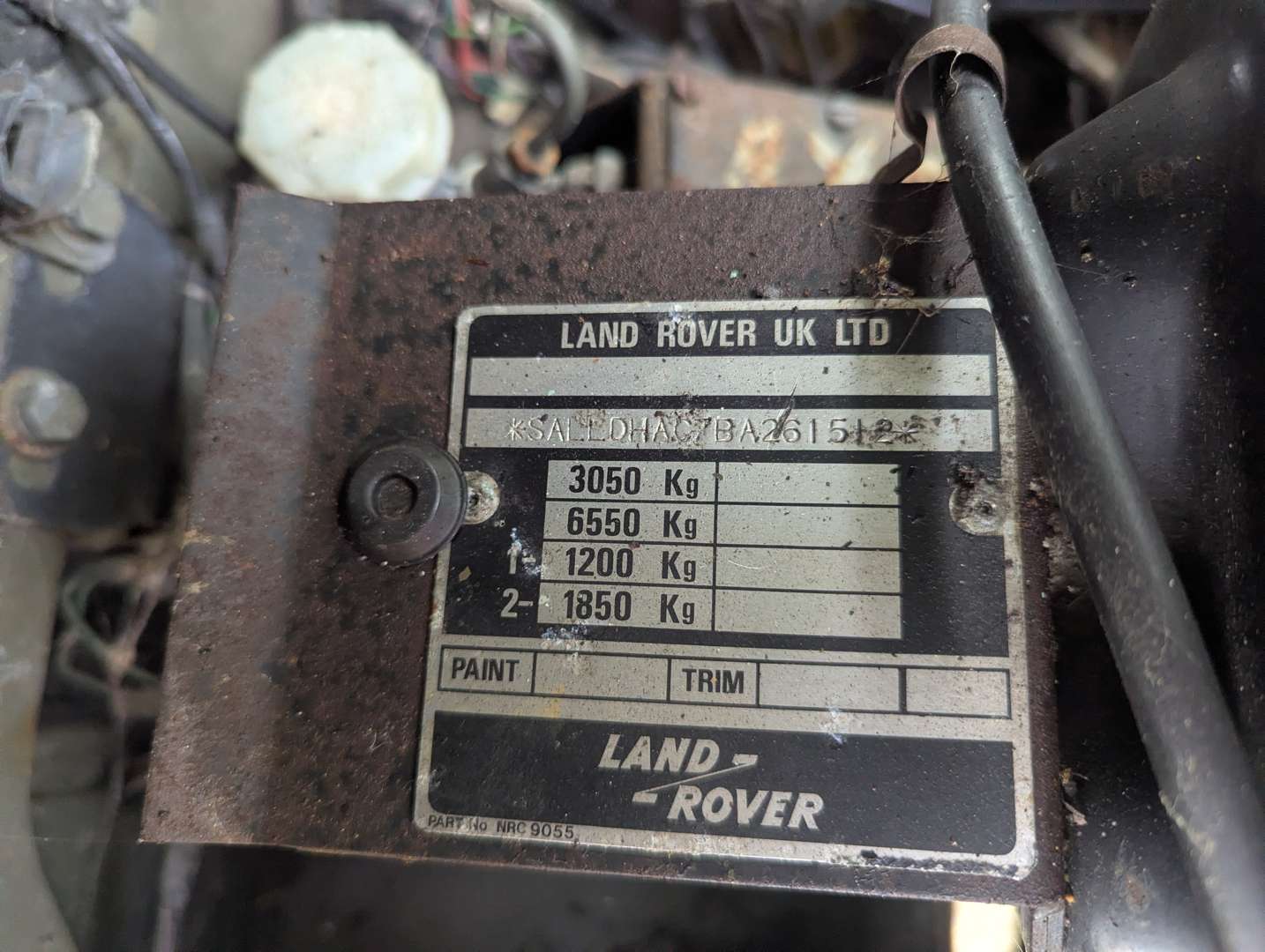 <p>1986 LAND ROVER DEFENDER 110 FFR HARD TOP</p>