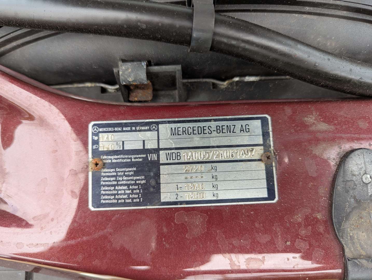 <p>1992 MERCEDES 600 SEL AUTO</p>