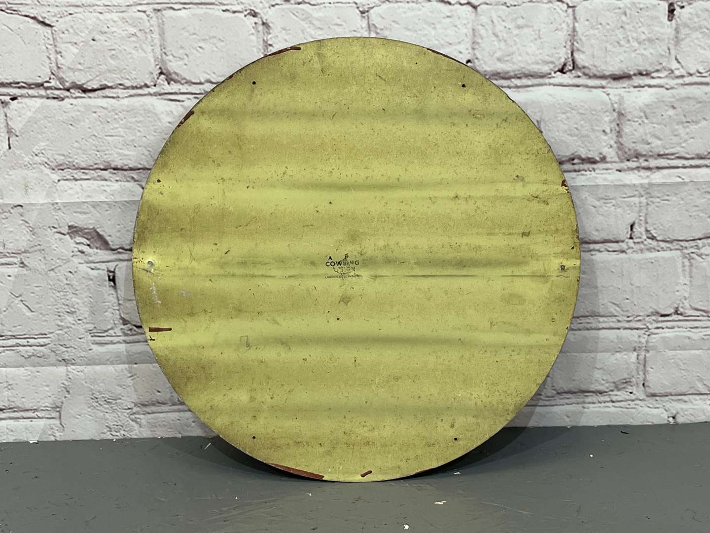 <p>Castrol Wakefield Motor Oil Aluminium Circular Sign</p>