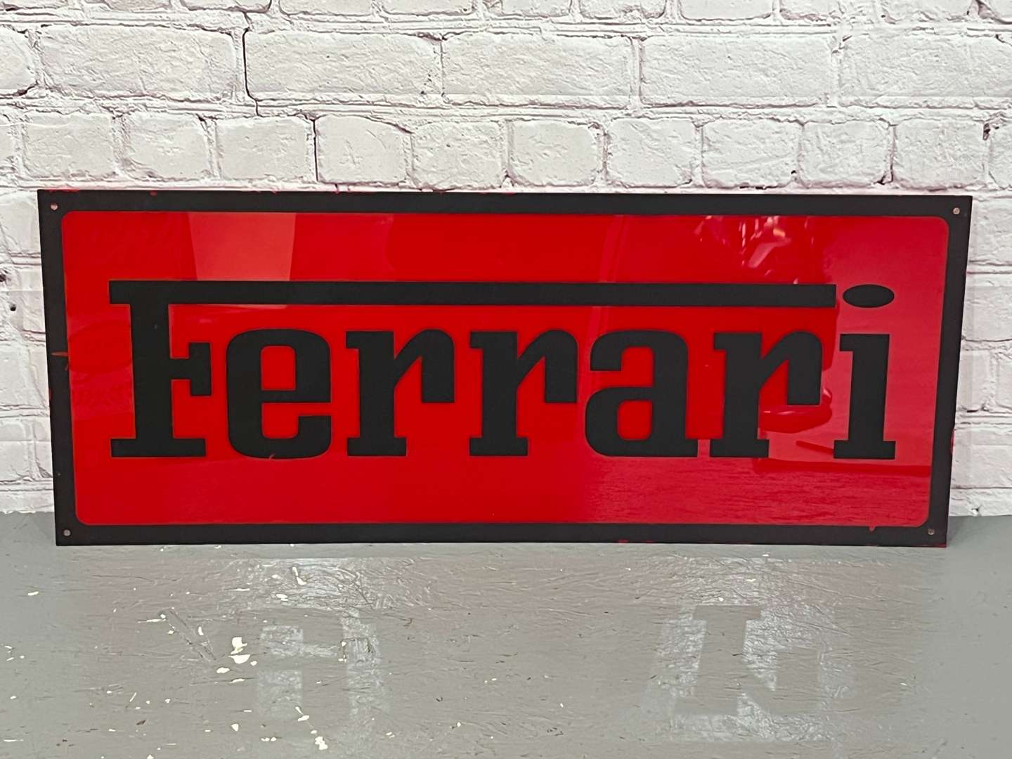 <p>Ferrari Perspex Sign</p>