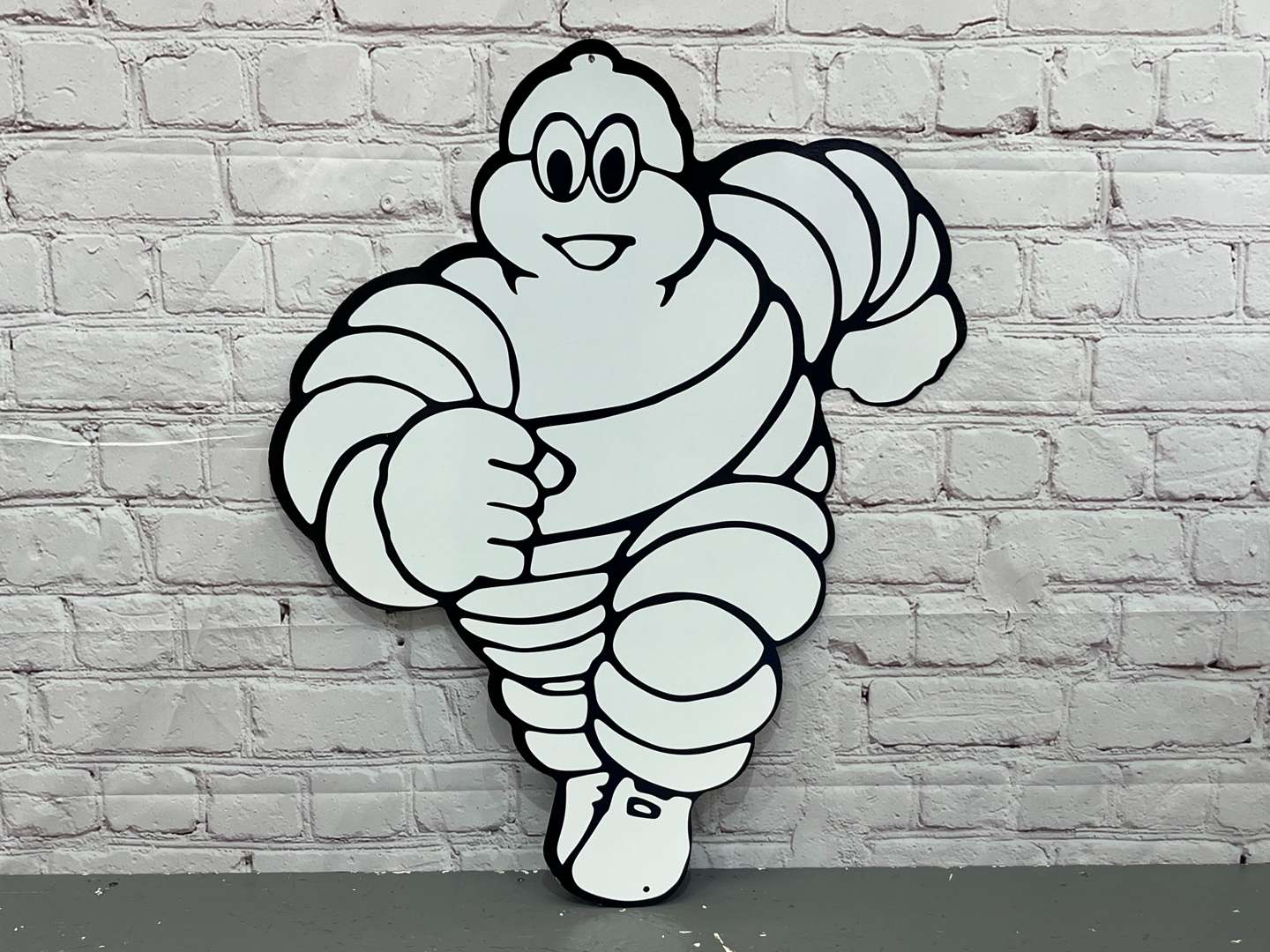 <p>Michelin Running Man Metal Sign</p>