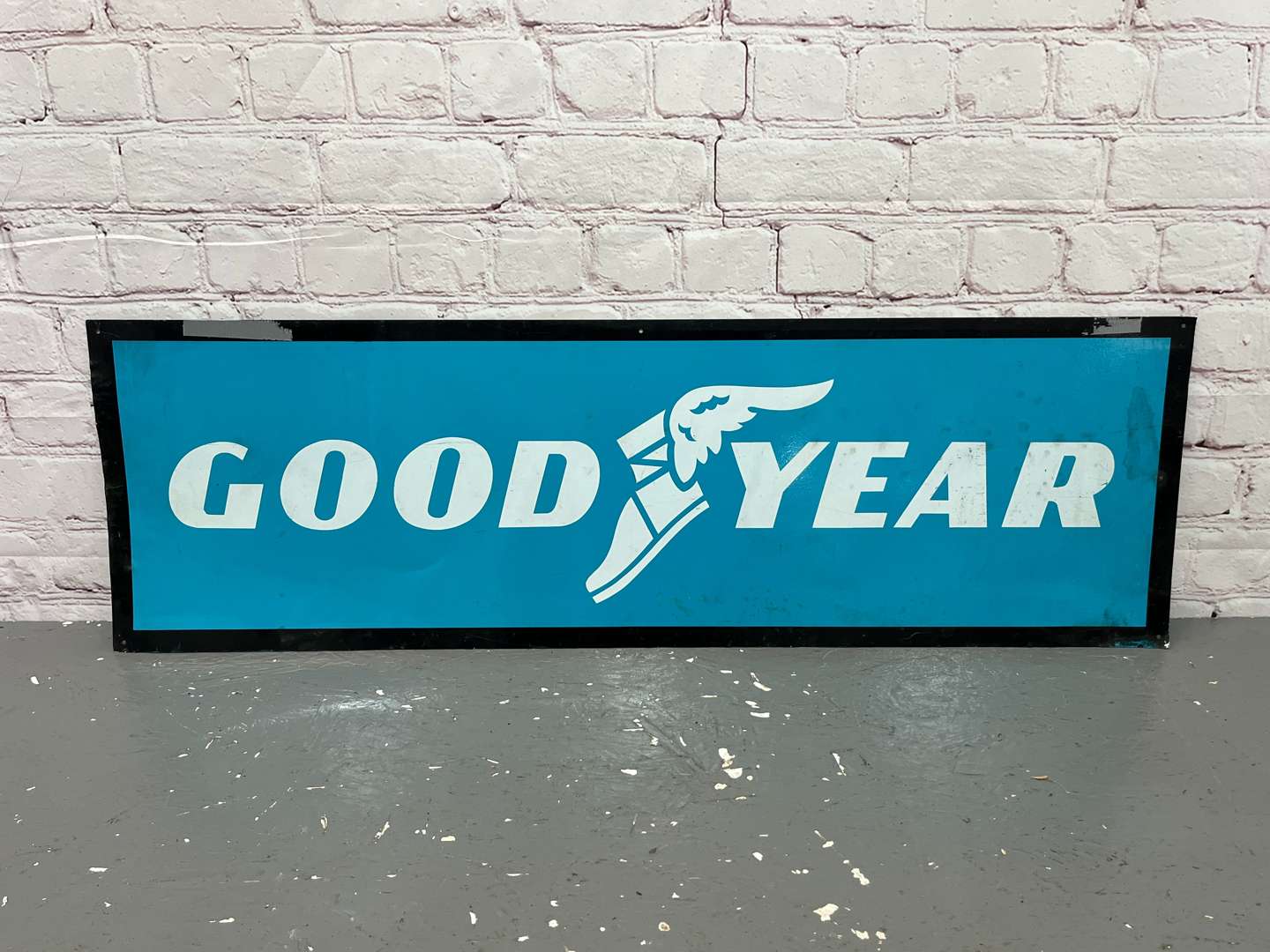 <p>Goodyear Tyres Aluminium Sign</p>