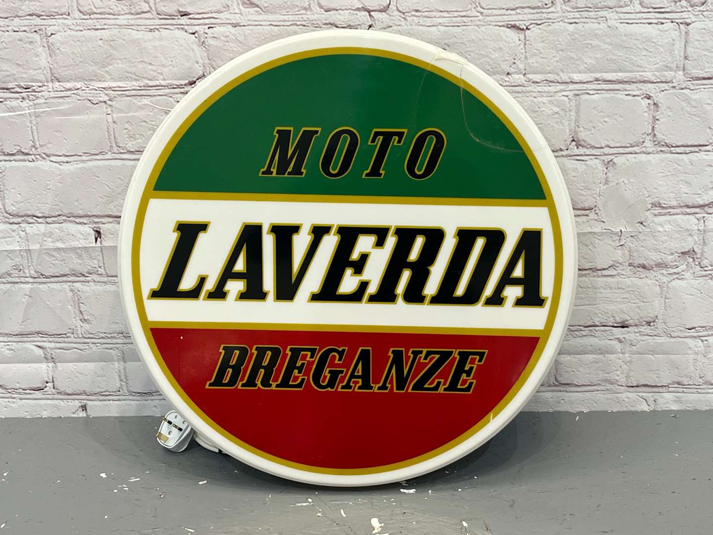 <p>Moto Laverda Breganze Original Dealership Illuminated Sign a/f</p>