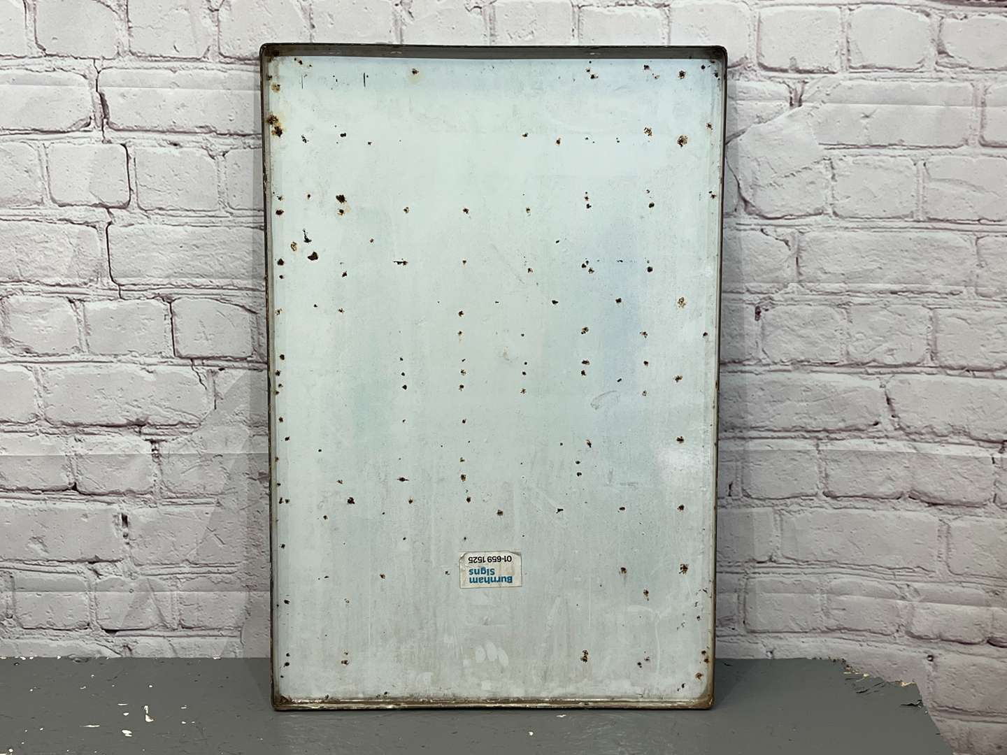 <p>Police Notice No Parking Enamel Sign</p>