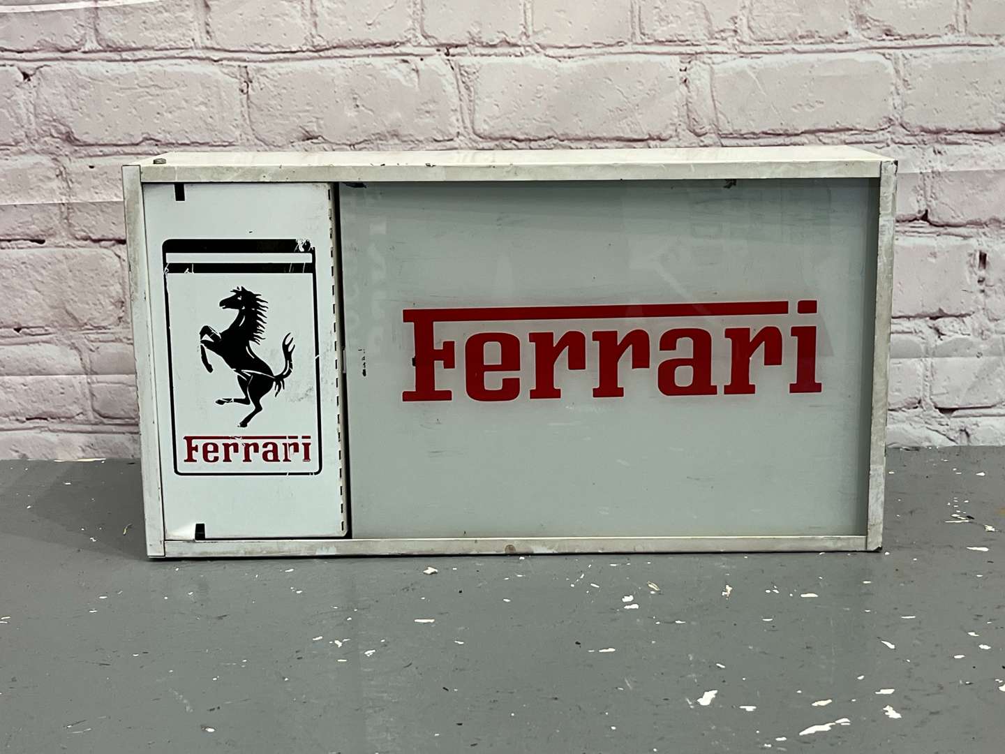 <p>Ferrari Made Illuminated Sign</p>