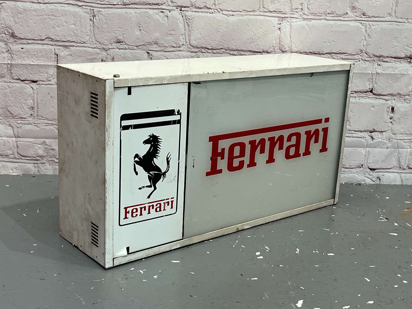 <p>Ferrari Made Illuminated Sign</p>