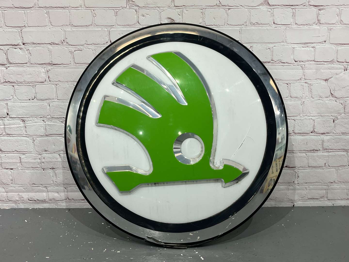 <p>Skoda Convex Dealership Sign a/f&nbsp;</p>