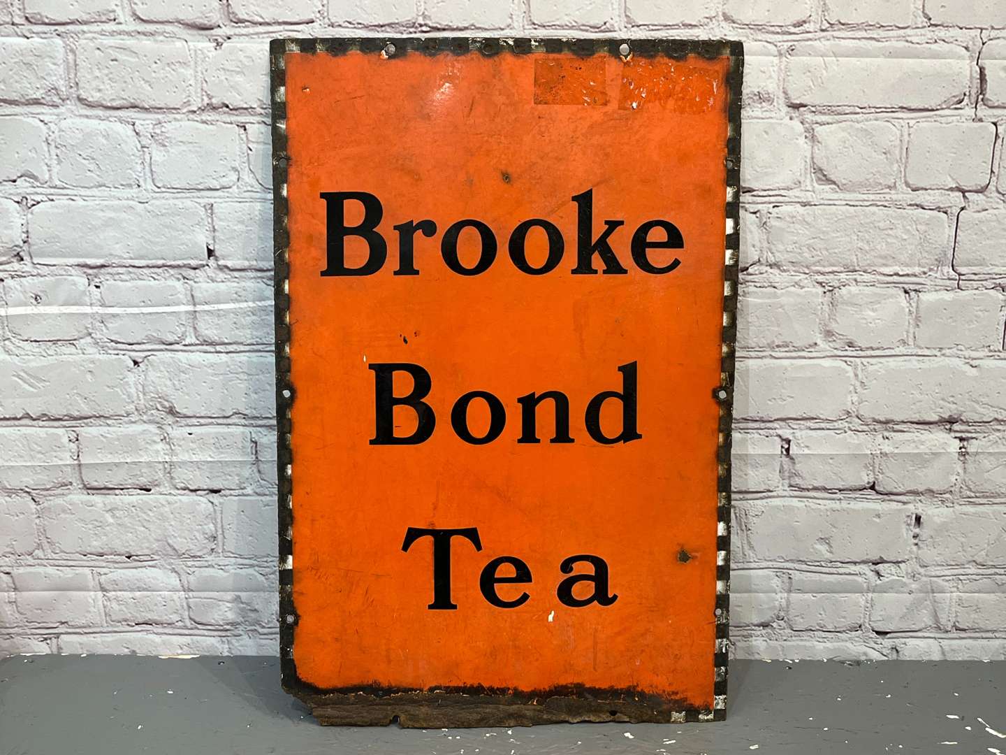 <p>Brooke Bond Tea Enamel Sign</p>